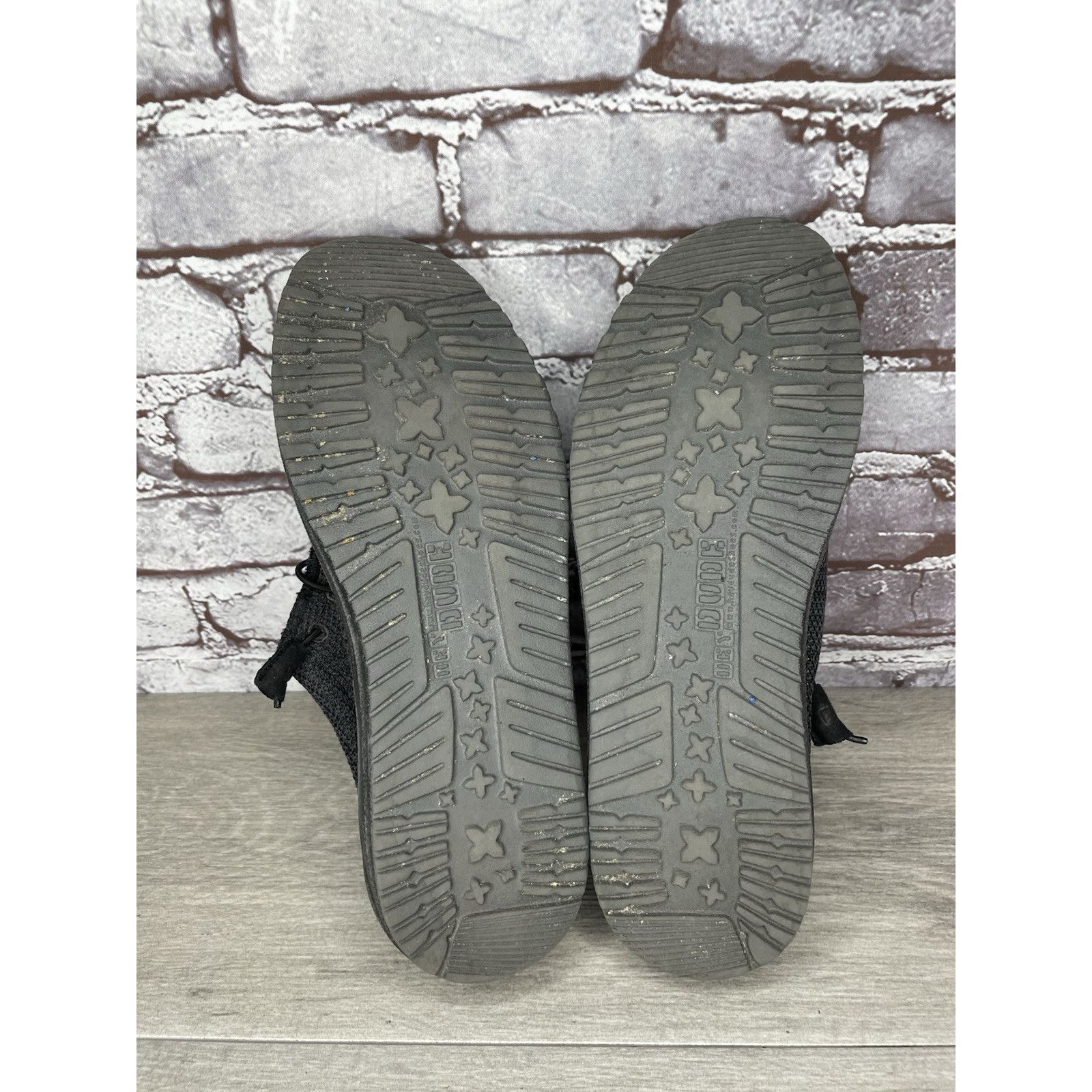 Other Hey Dude Shoes Wally Sox Comfortable Jet Black Gray Slip On Size US 10 / EU 43 - 18 Thumbnail