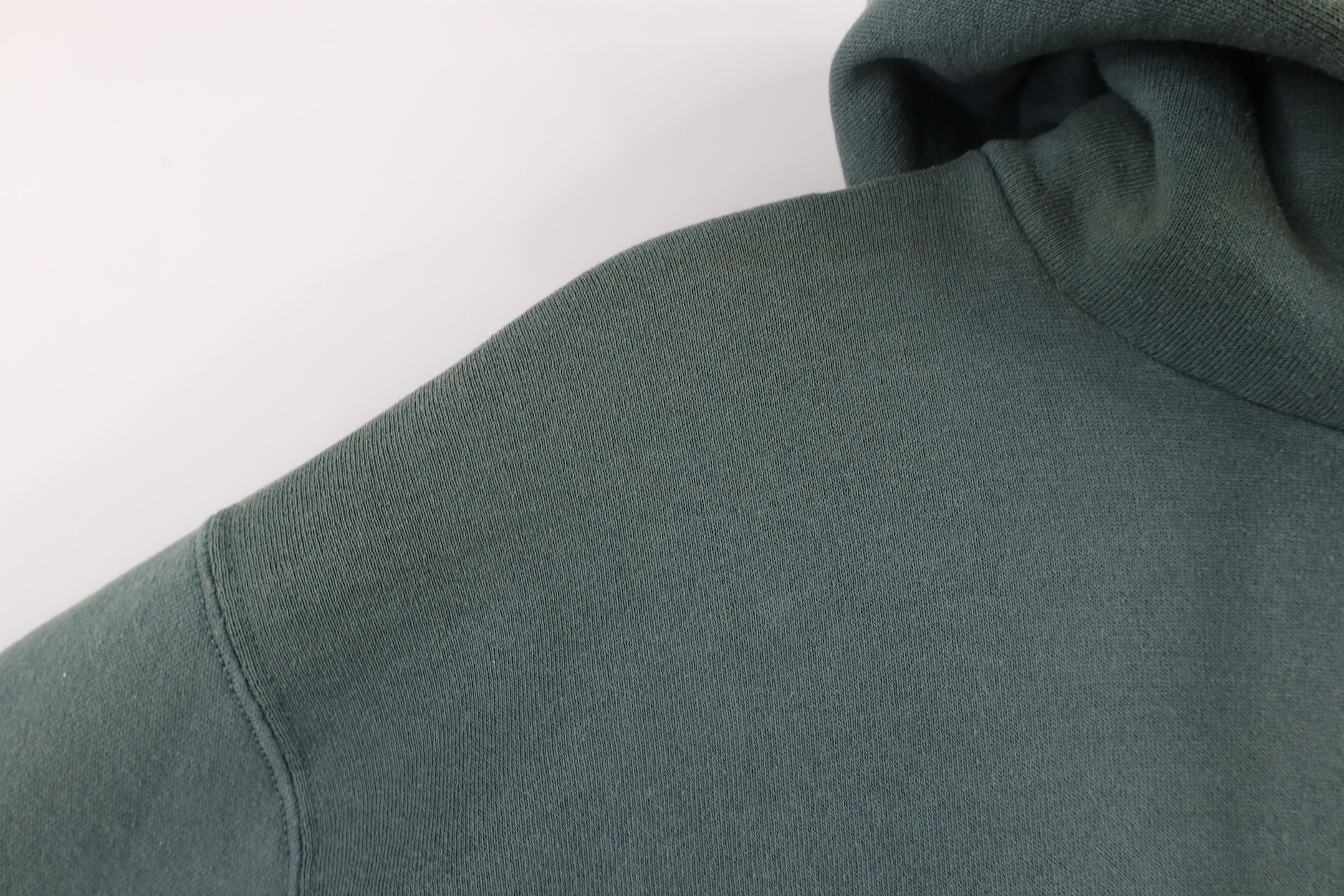 Russell Athletic × Vintage Vintage 90s Russell Athletic Hoodie Sweatshirt Light Green Size US L / EU 52-54 / 3 - 8 Thumbnail