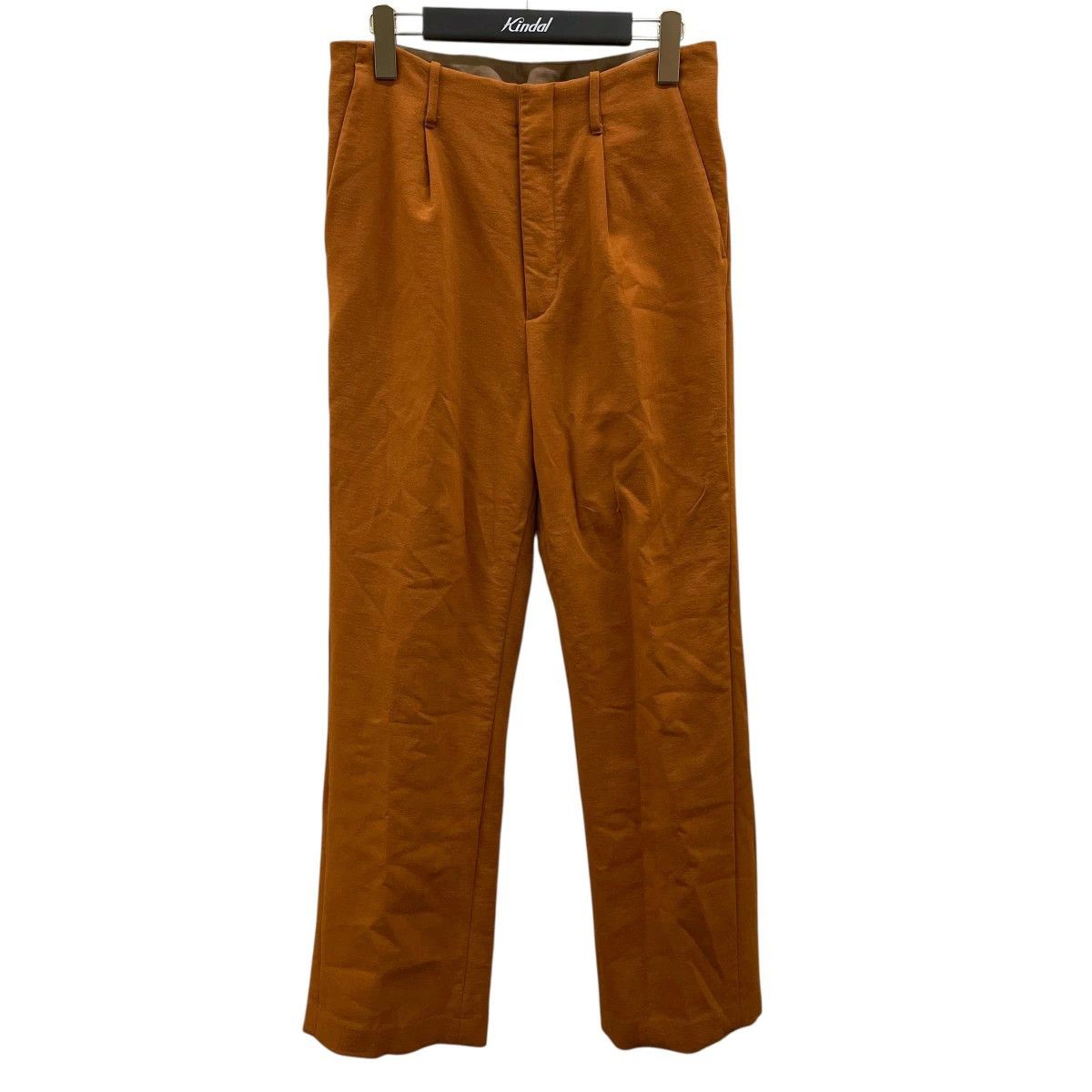 Auralee AURALEE Plain Wool Slacks Pants Brown 3 Size US 29 - 1 Thumbnail
