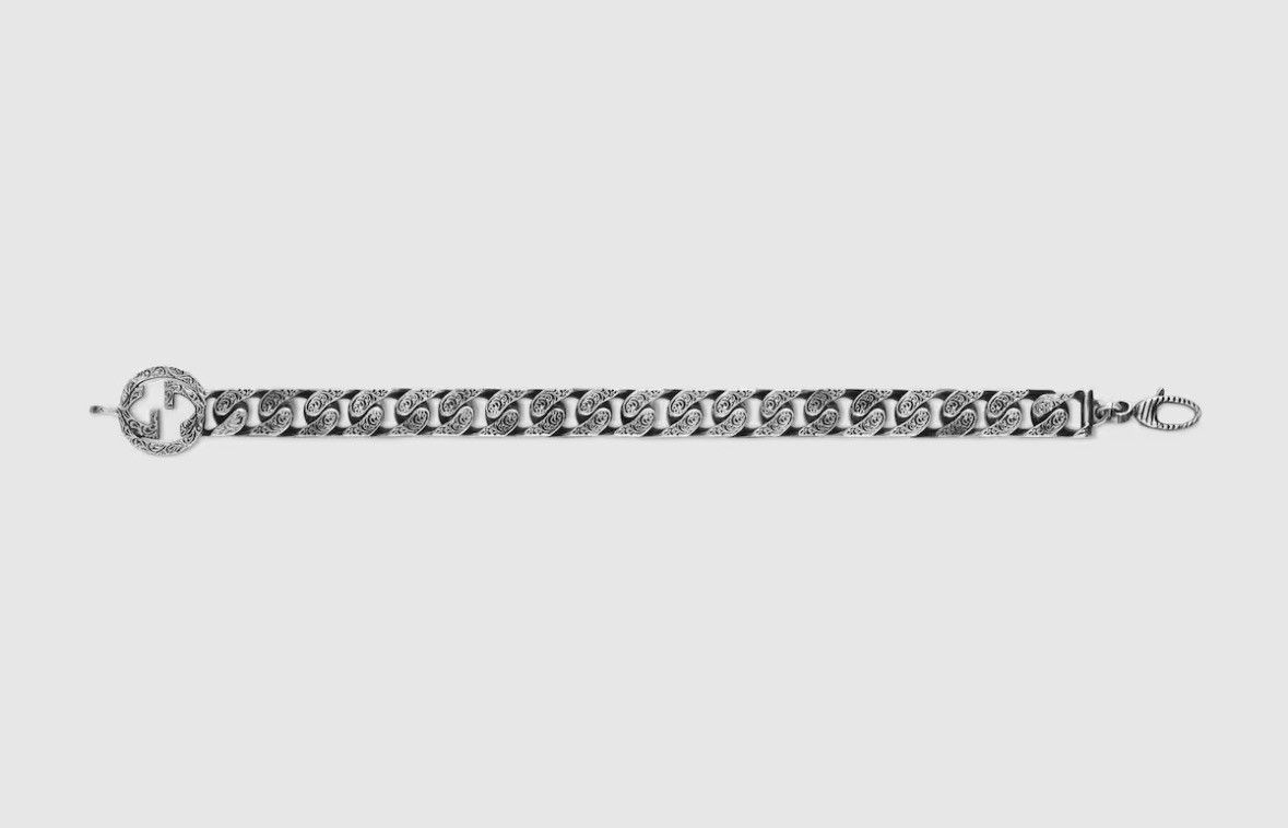 Gucci GUCCI Silver Interlocking G Chain Bracelet Size ONE SIZE - 5 Thumbnail