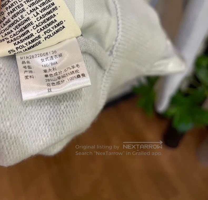 Hermes Hermes Wool and Silk Blend Fabric Dress Size XS / US 0-2 / IT 36-38 - 6 Thumbnail