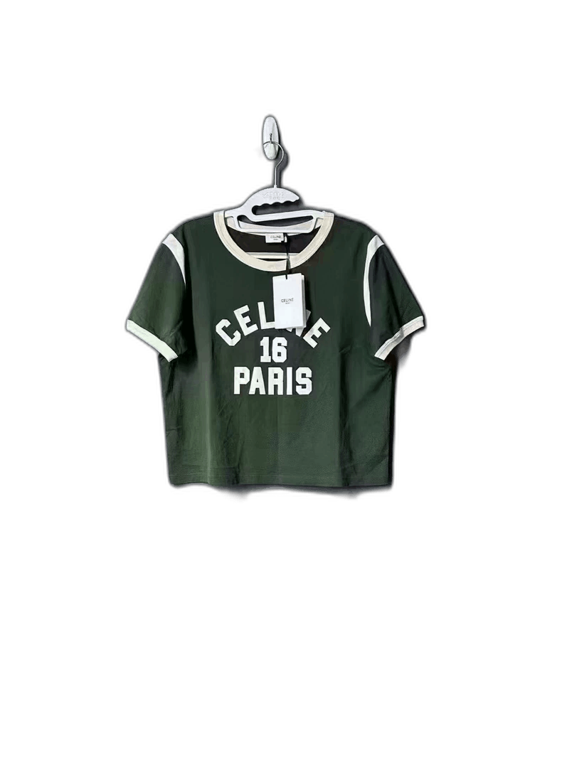 CELINE Tシャツ 16 PARIS セリーヌ 16 PARIS ルーズTシャツ コピー コットン2X13B671Q