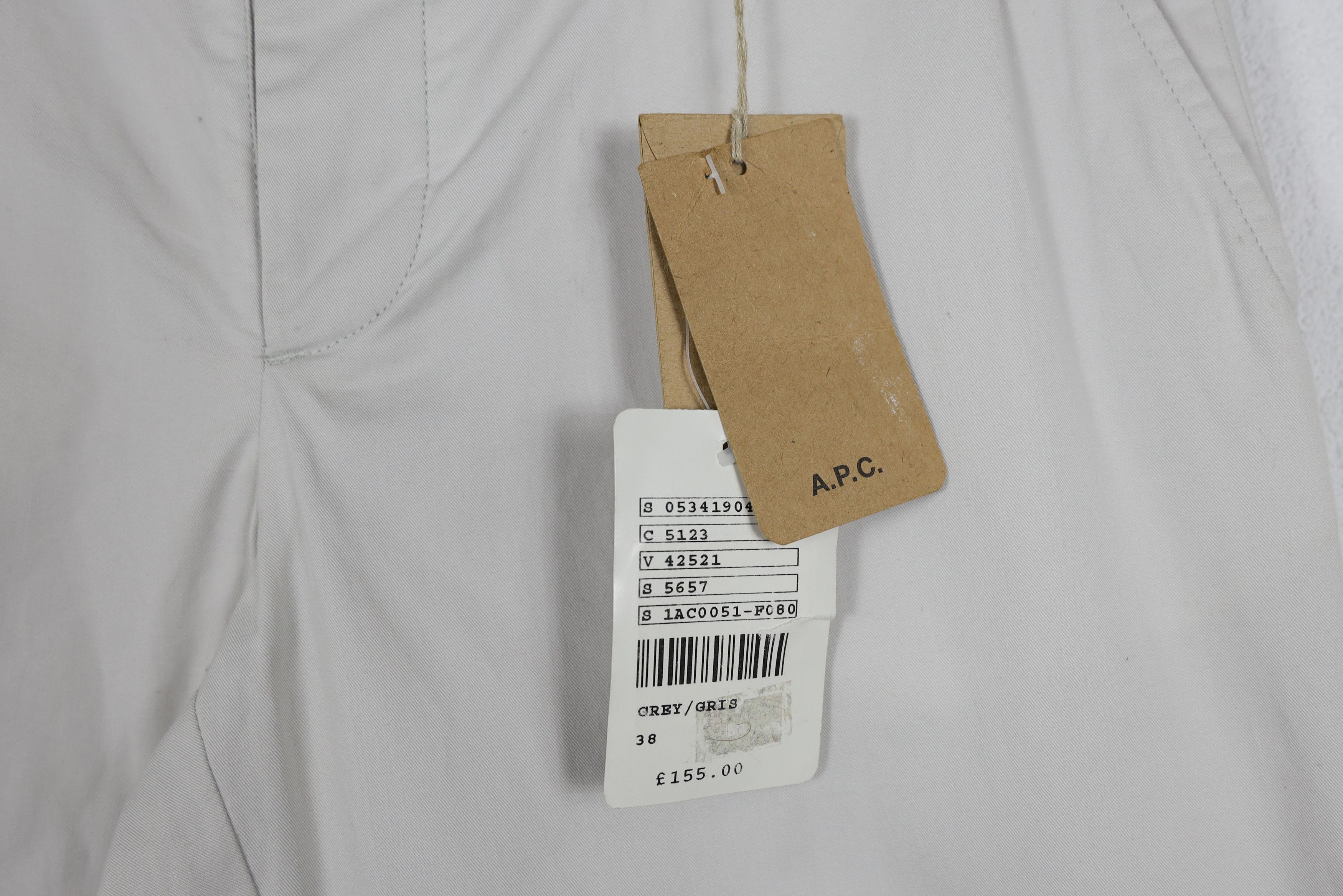 A.P.C. Womens A.P.C. Gray Chino Pants Trousers 38 size Y2K Size 27" / US 4 / IT 40 - 5 Thumbnail
