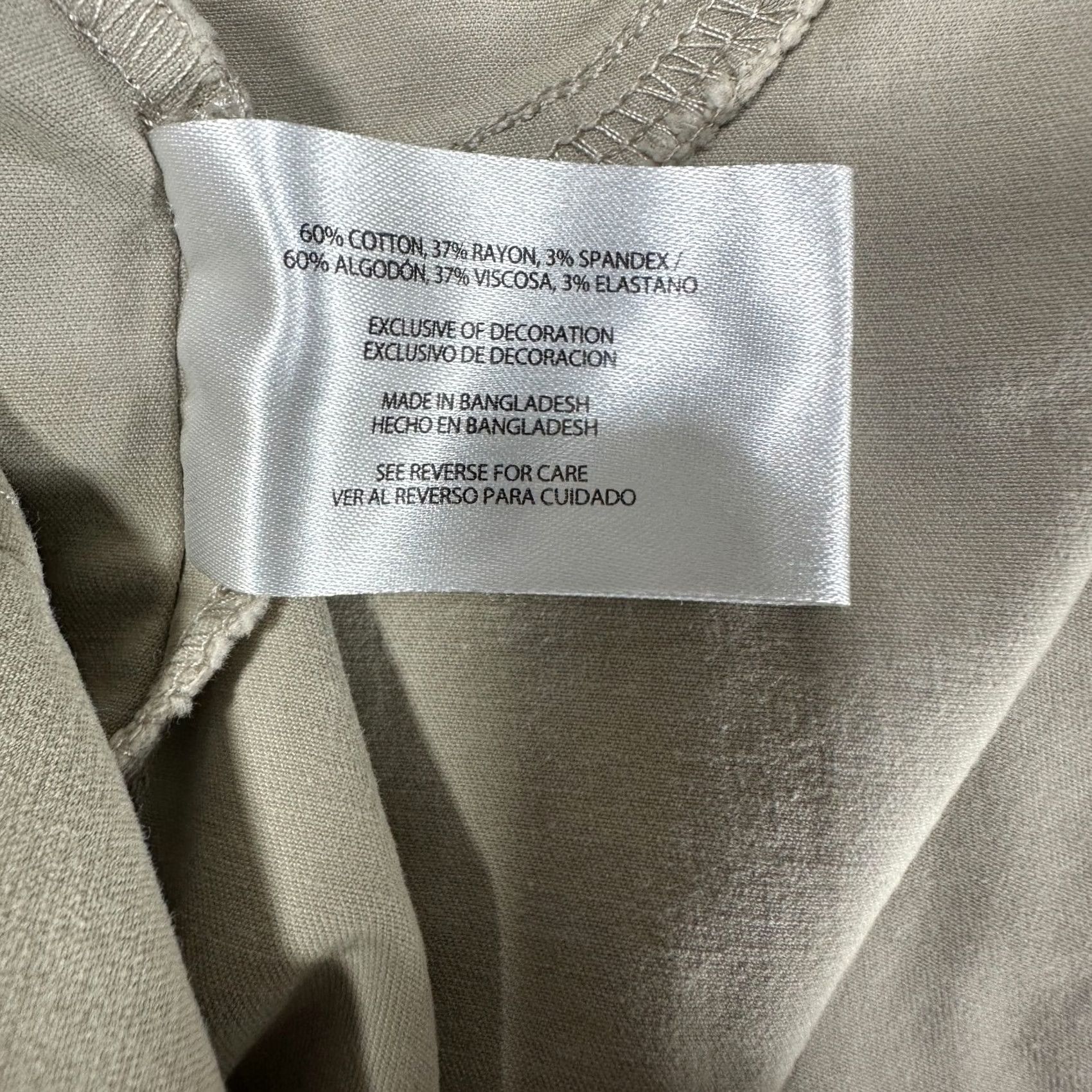 Orvis Orvis Pants Womens 8 Pull On Chino Beige Cotton Blend Stretch Tapered Inseam 27 Pockets Back Pockets Size 30" / US 8 / IT 44 - 5 Thumbnail