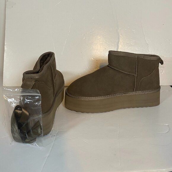 Other DREAM PAIRS Shearling-lined Winter Ankle Boots Size 11 Size US 11 / IT 41 - 3 Thumbnail