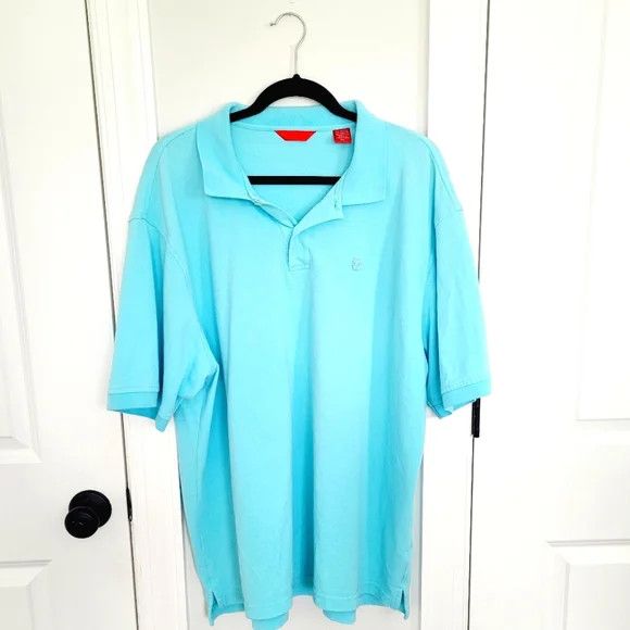 Izod Signature Solid Short Sleeve Polo Size US XXL / EU 58 / 5 - 2 Thumbnail