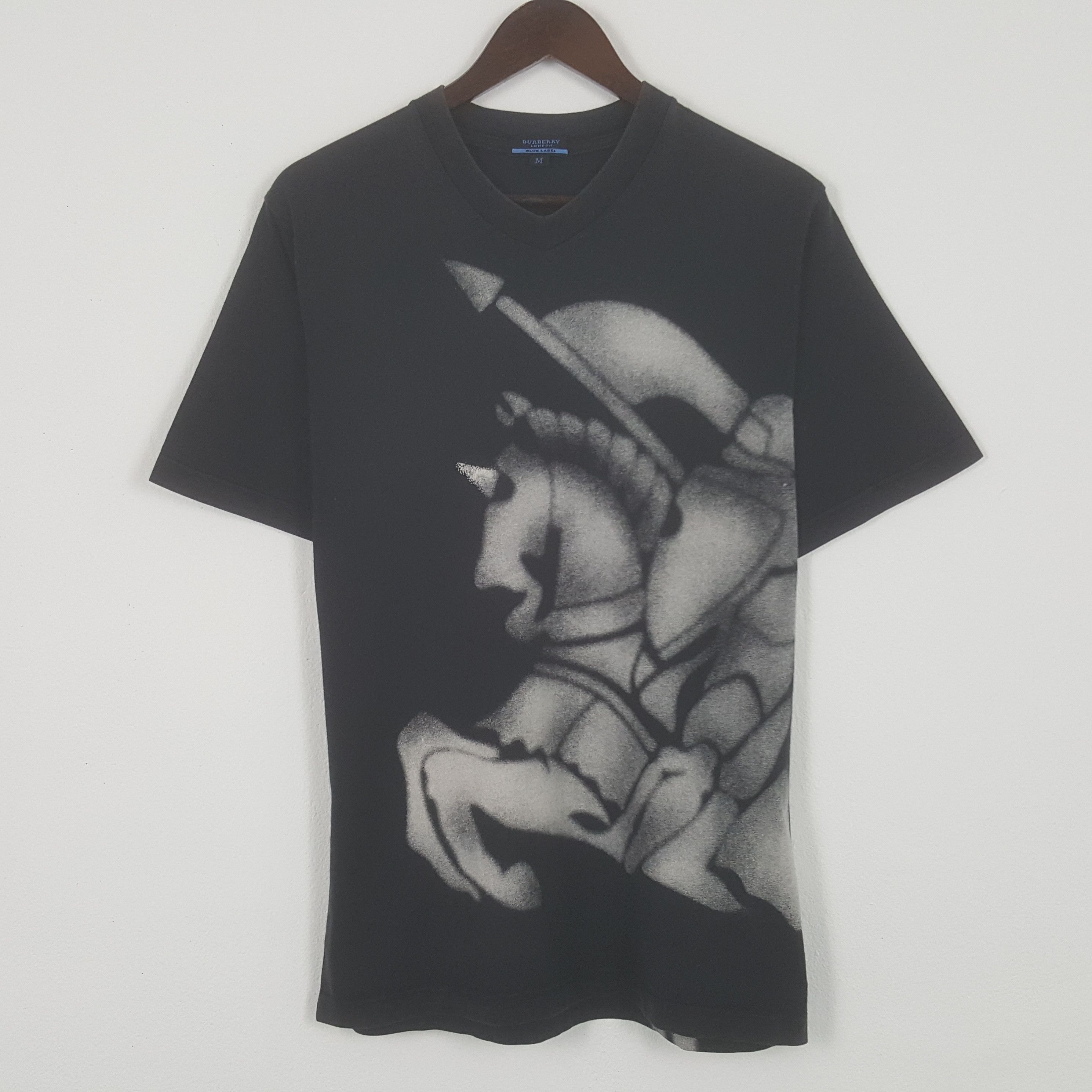 Vintage Burberry Blue Label Big Logo Tshirt