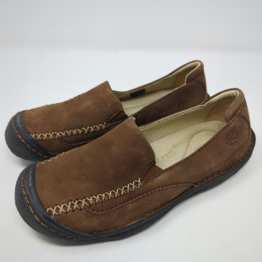 KEEN Keen Shoes Brown Ballet Flats Leather Slip On Size 5.5 Size US 5.5 / IT 35.5 - 1 Thumbnail