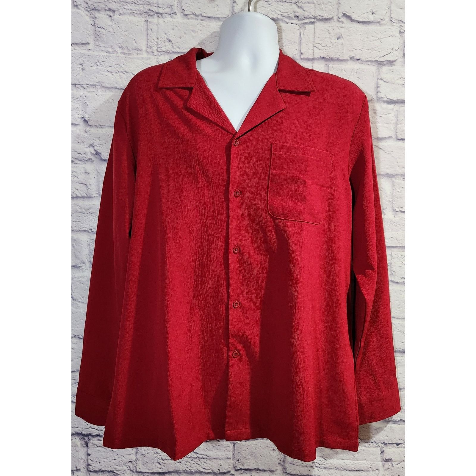 Other COOFANDY Burgundy Button Down Long Sleeves Shirt Large NWOTS Size US L / EU 52-54 / 3 - 1 Thumbnail