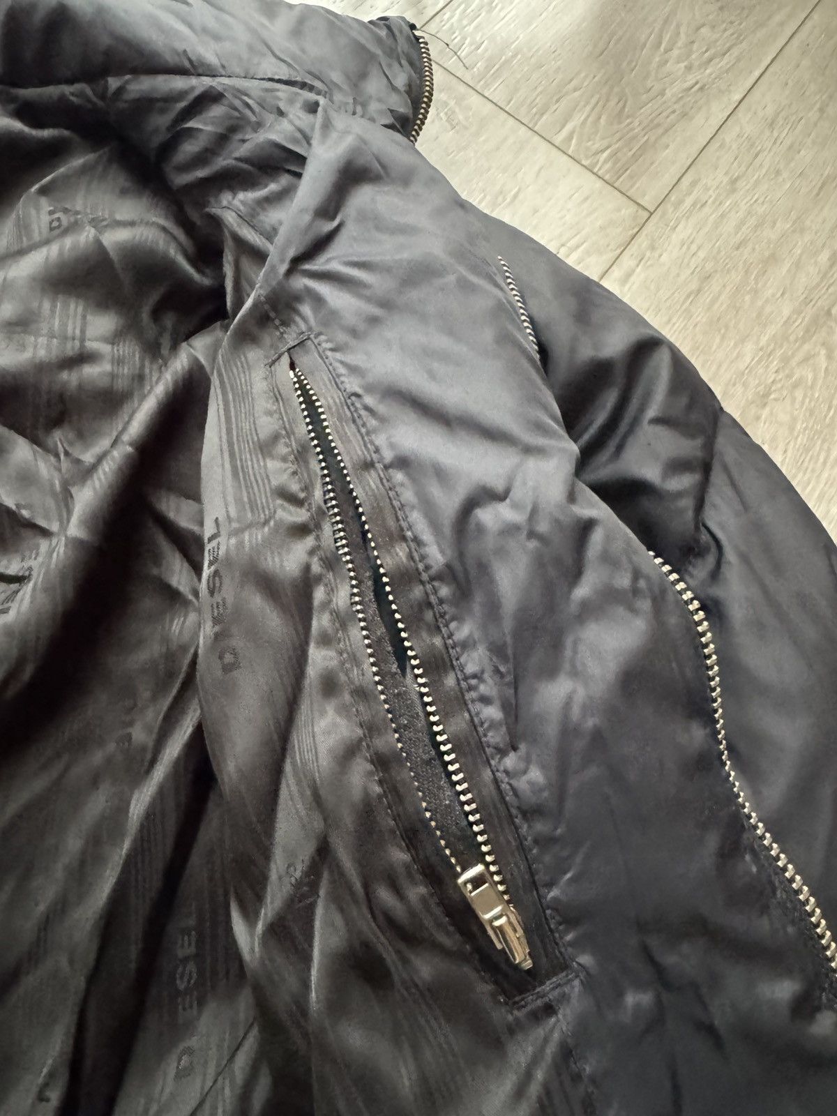 Diesel Diesel Padded Biker Bomber Zip Jacket Size US S / EU 44-46 / 1 - 11 Thumbnail