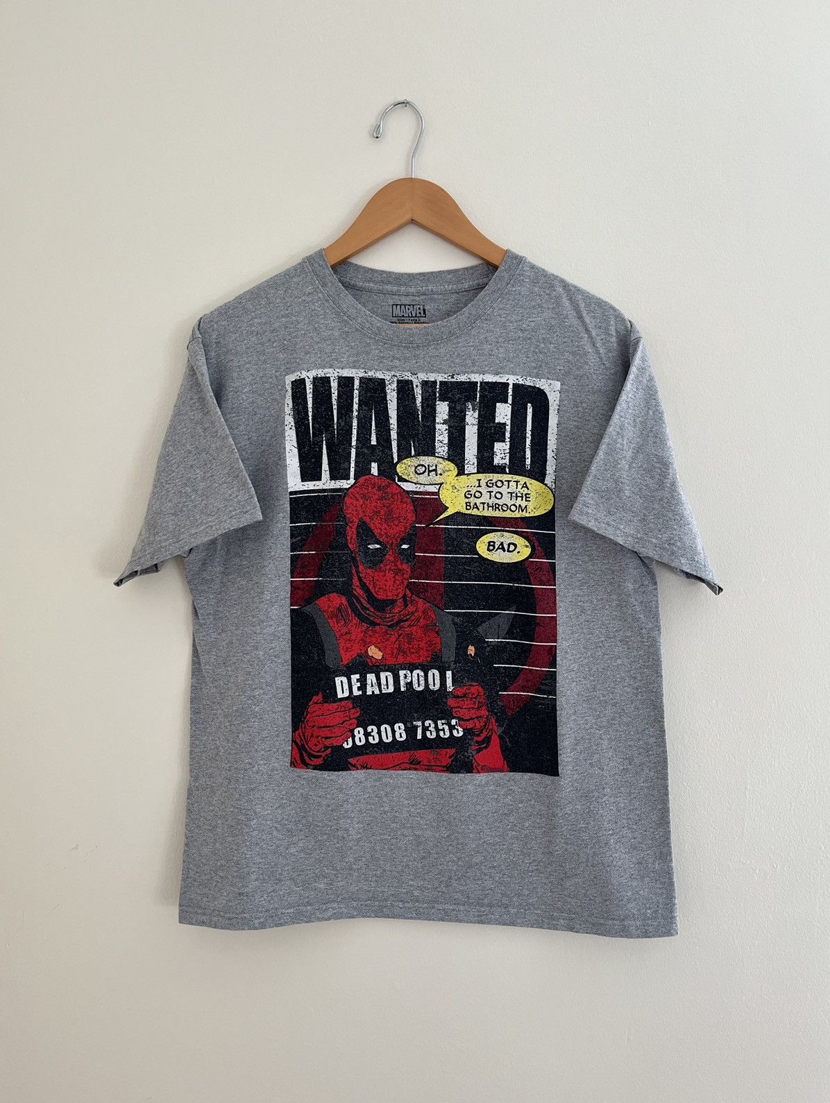 Marvel Comics × Vintage Marvel Dead Pool “Wanted” T-Shirt Size US L / EU 52-54 / 3 - 1 Thumbnail