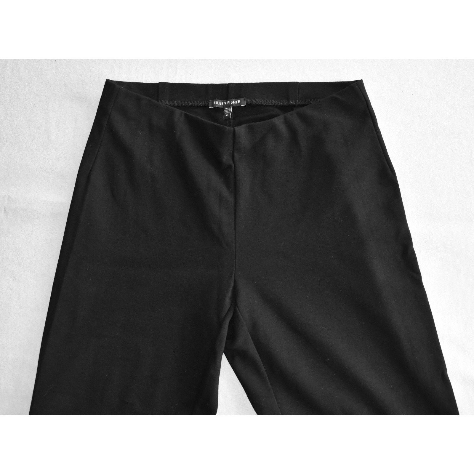 Eileen Fisher EILEEN FISHER Rayon/Nylon Elastic Waist Straight Pants Sz XS Size 25" / US 0 / IT 36 - 3 Thumbnail