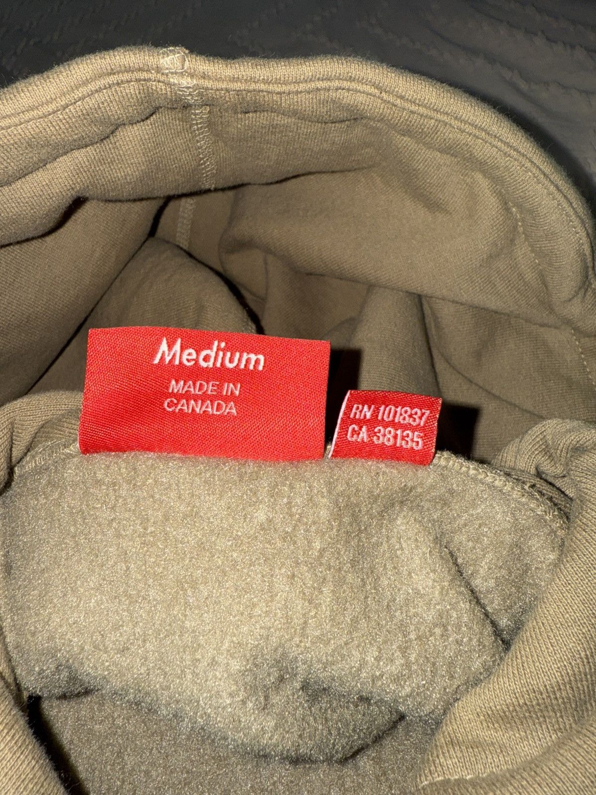 Supreme Supreme Box Logo Hooded DARK SAND Sweatshirt (FW23) Size US M / EU 48-50 / 2 - 11 Thumbnail
