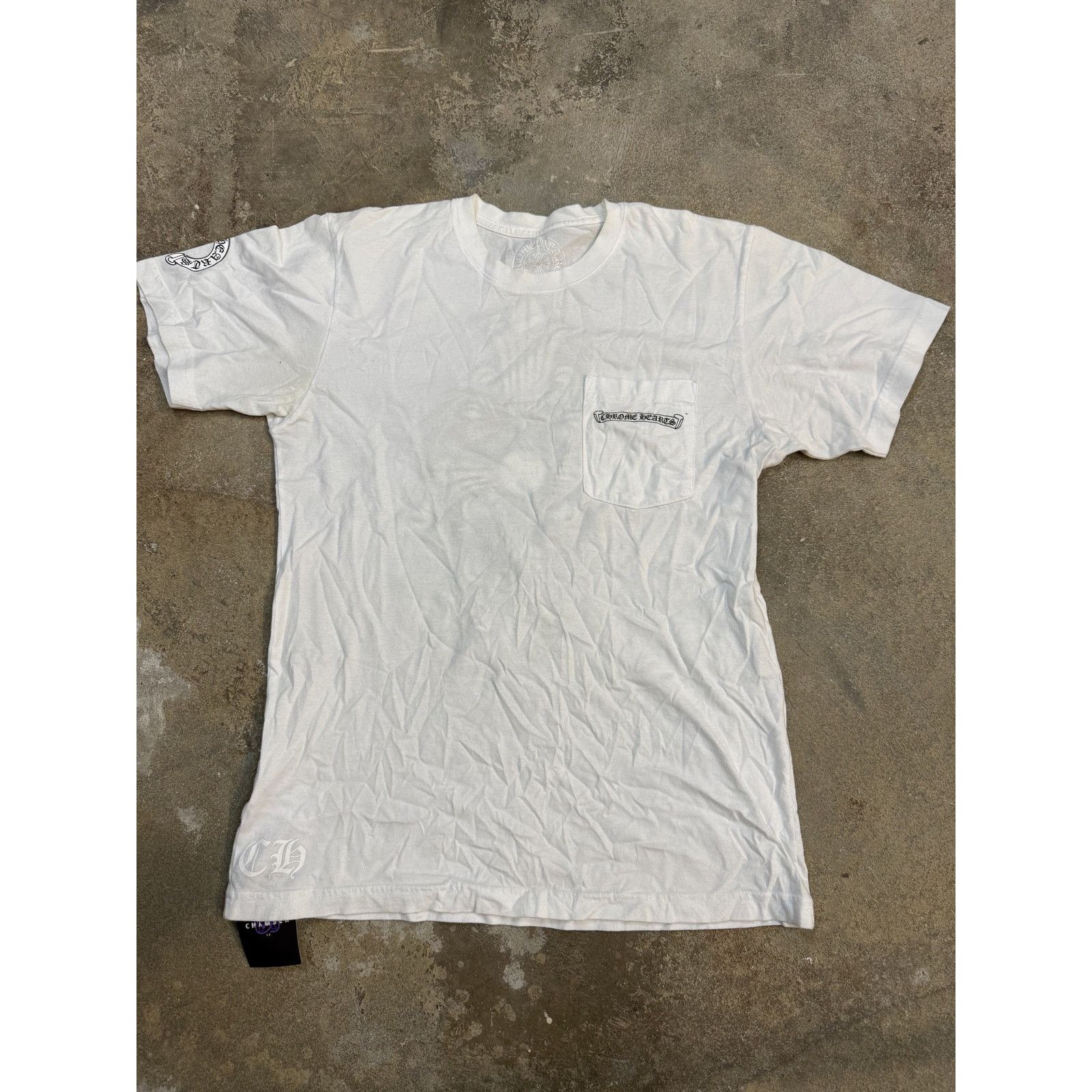Chrome Hearts Chrome Hearts Floral Scroll Tee White Used Medium Size US M / EU 48-50 / 2 - 1 Thumbnail