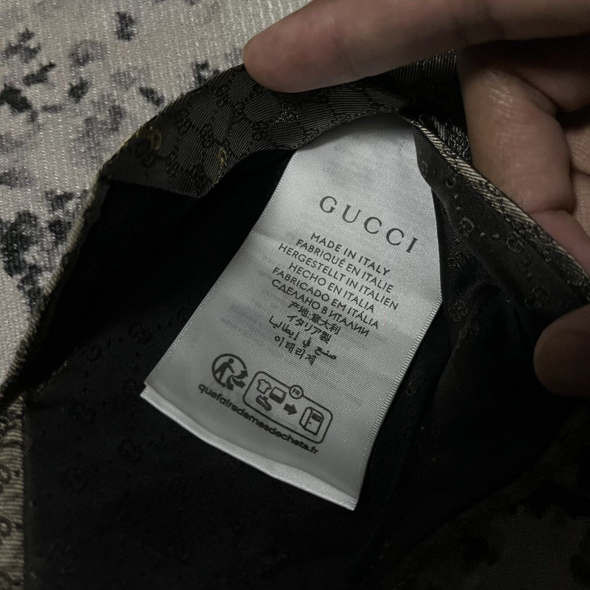 Gucci BNWT - Gucci Vintage GG Jacquard Silk Tie Size ONE SIZE - 6 Thumbnail