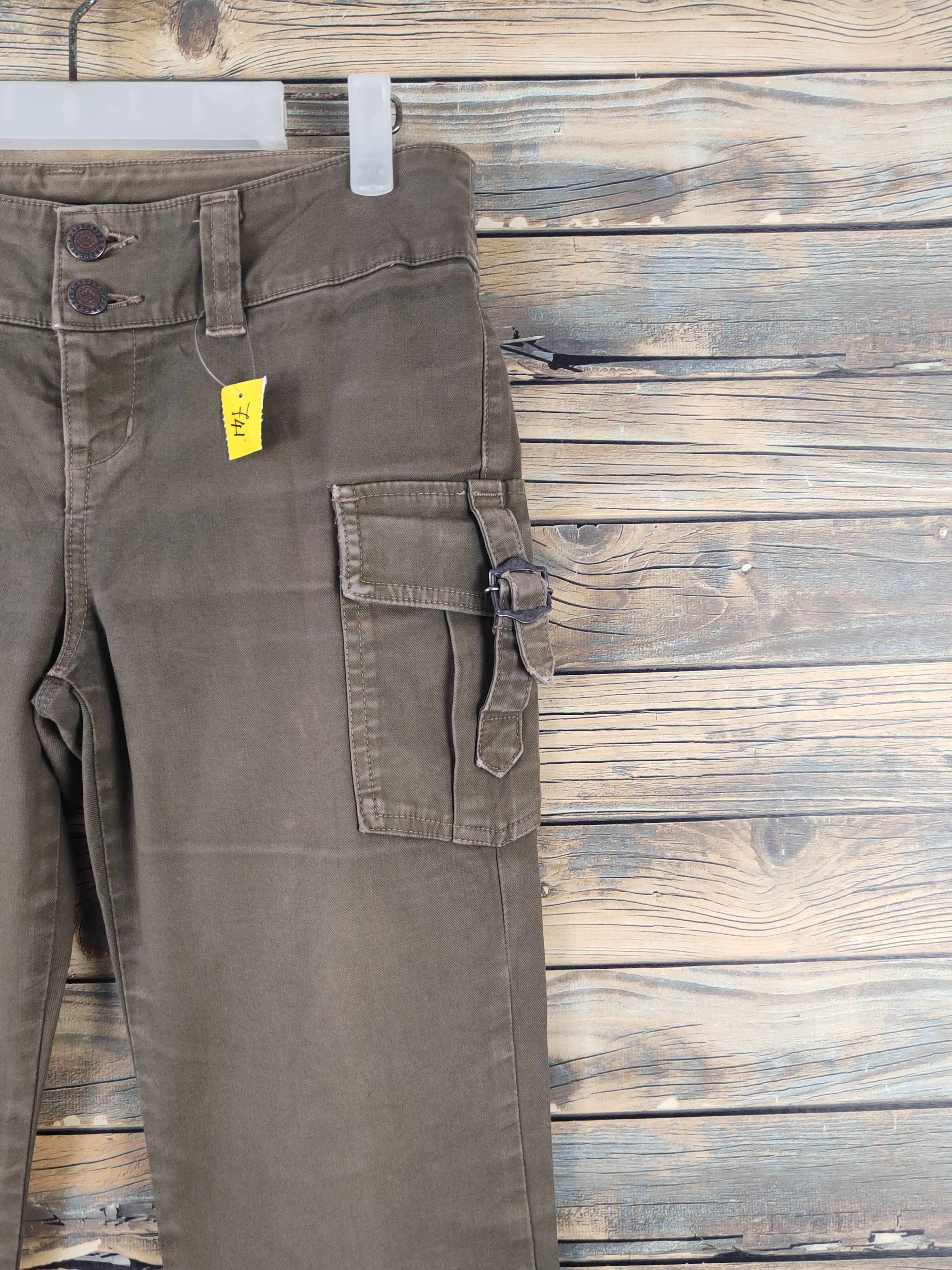 Japanese Brand DL Nudist Jean Brown Multipocket Tactical Cargo Pants #741 Size 28" / US 6 / IT 42 - 5 Thumbnail
