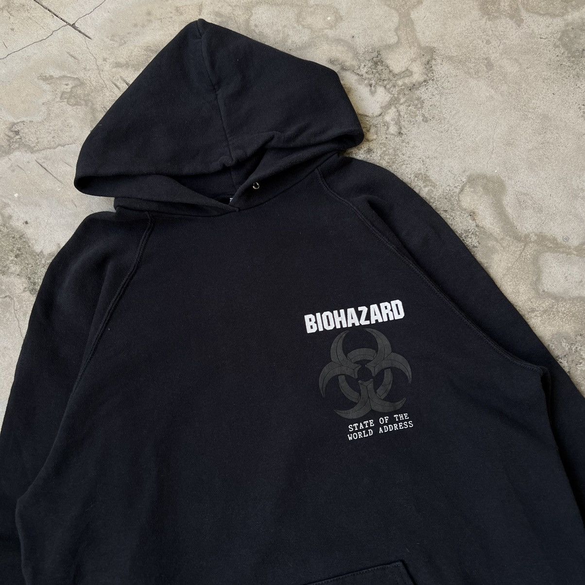 Band Tees Vintage 90s Biohazard State of the world address 1994 hooded Size US XL / EU 56 / 4 - 3 Thumbnail