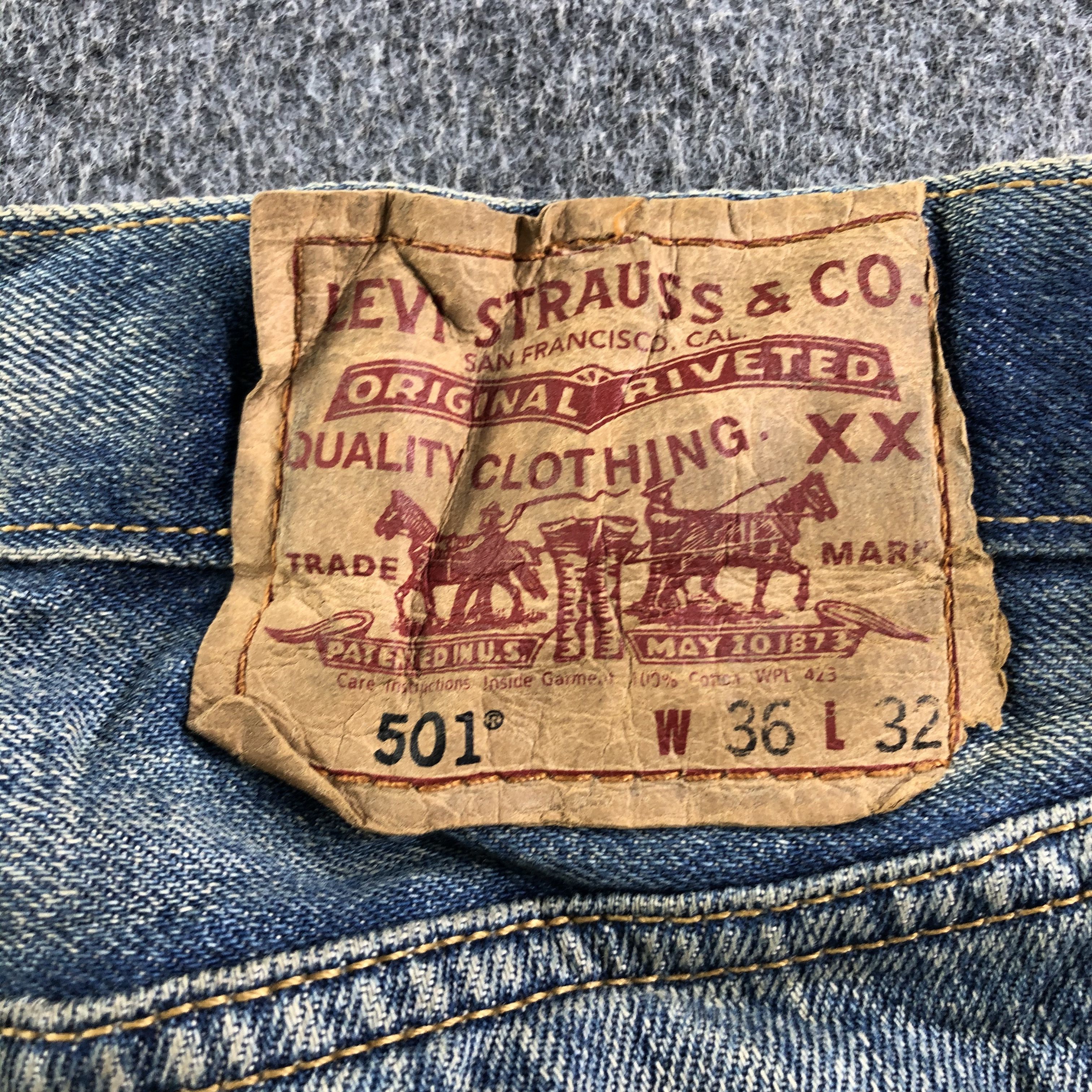 Levi's Vintage Levis 501 Jeans-J3649 Size US 36 / EU 52 - 5 Thumbnail