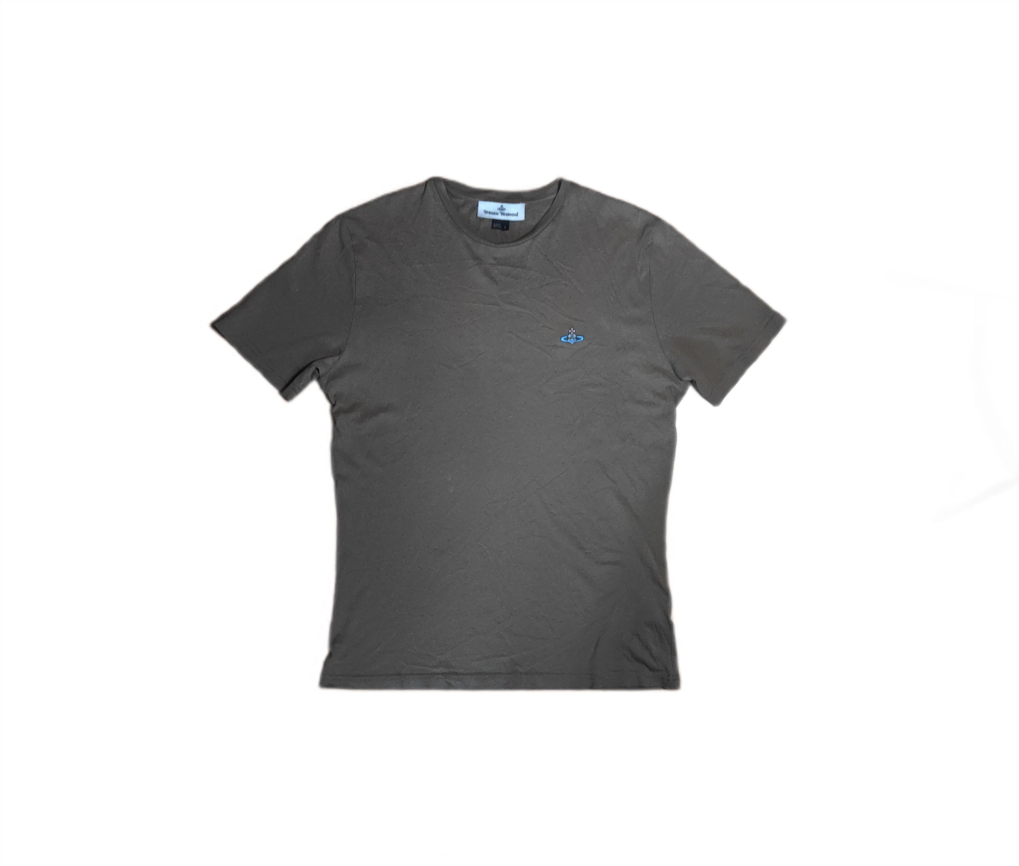 Vivienne Westwood **NEW! Vivienne Westwood Light Brown Small Logo T-Shirt** Size US L / EU 52-54 / 3 - 1 Thumbnail