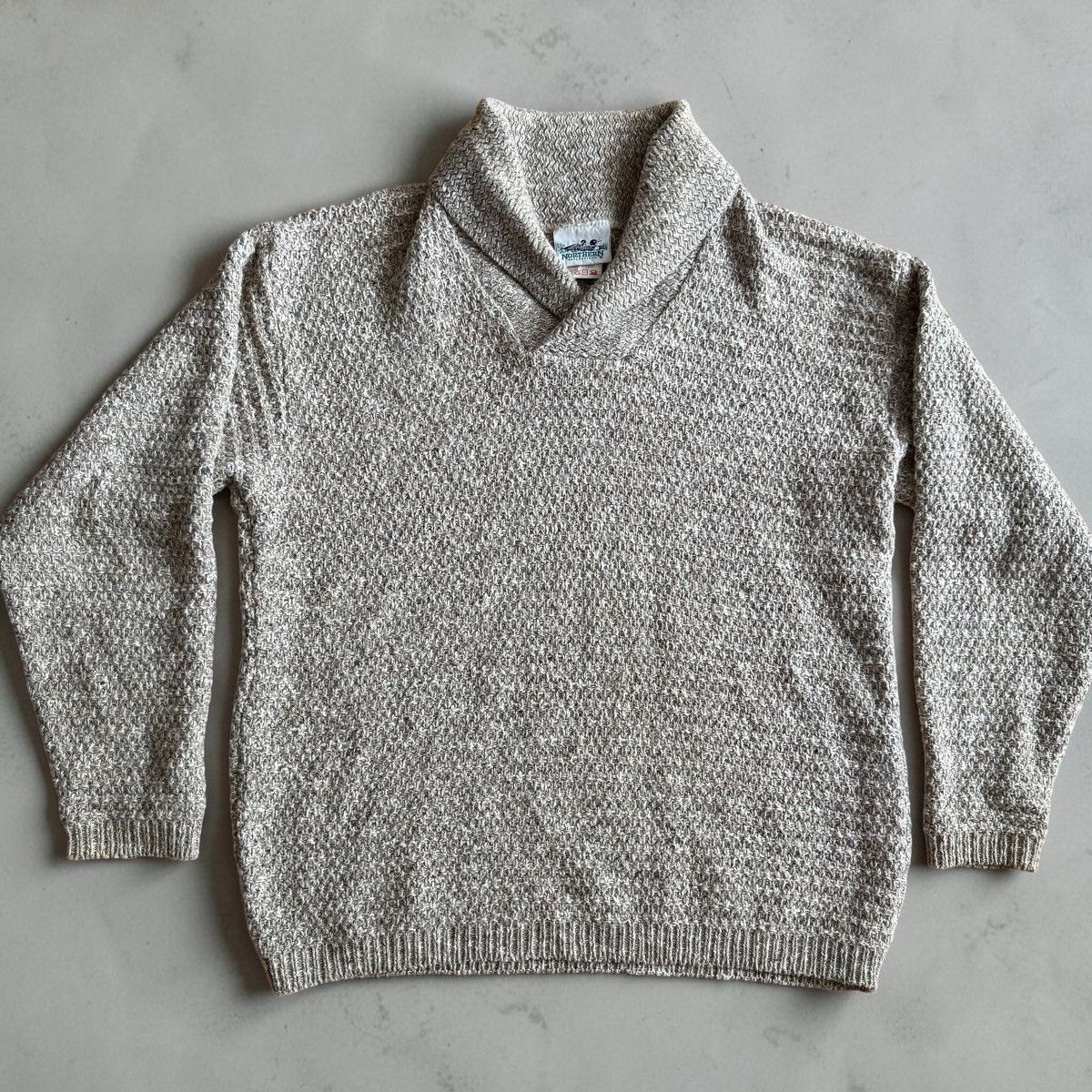 Northern Reflections Vintage Northern Reflections Fisherman Sweater Folded Collar Size US M / EU 48-50 / 2 - 1 Thumbnail
