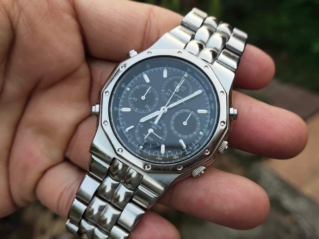 Seiko Seiko Chronograph 7T34-7A10 Royal Oak Style Size ONE SIZE - 2 Thumbnail