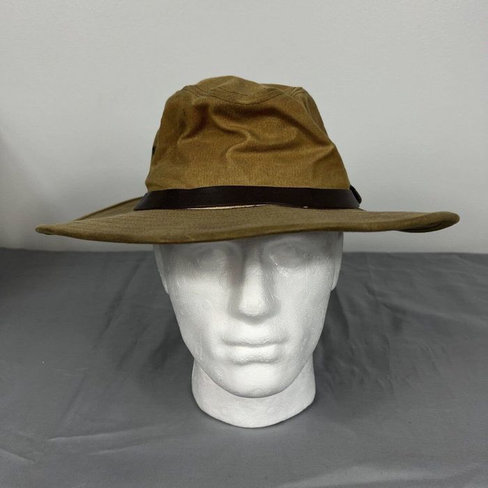 Filson Vintage CC Filson Packer Hat Large Waxed Tin Made In USA | Grailed