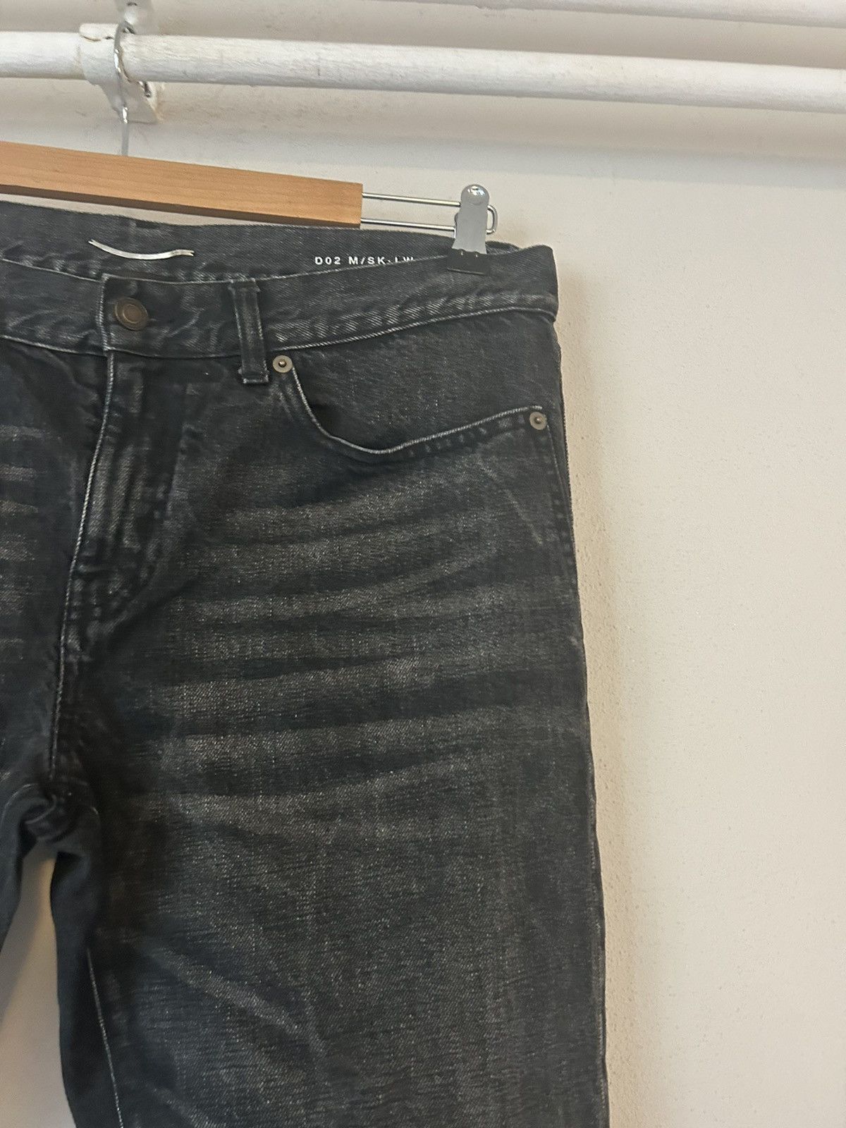 Saint Laurent Paris Black D02 M/SK-LW Jeans Size US 32 / EU 48 - 3 Thumbnail