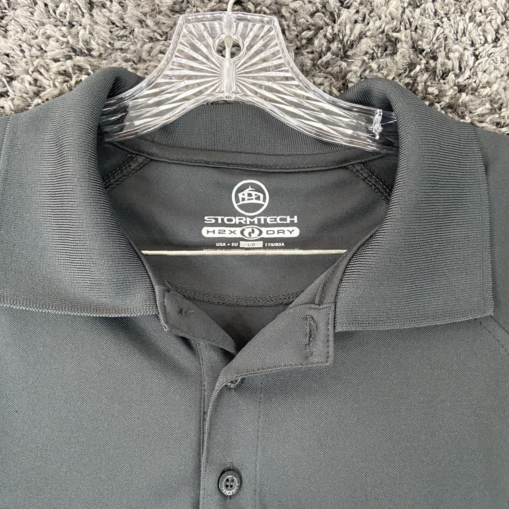 Stormtech Stormtech Polo Shirt Men L Gray Storm H2X Dry Short Sleeve Size US L / EU 52-54 / 3 - 5 Thumbnail