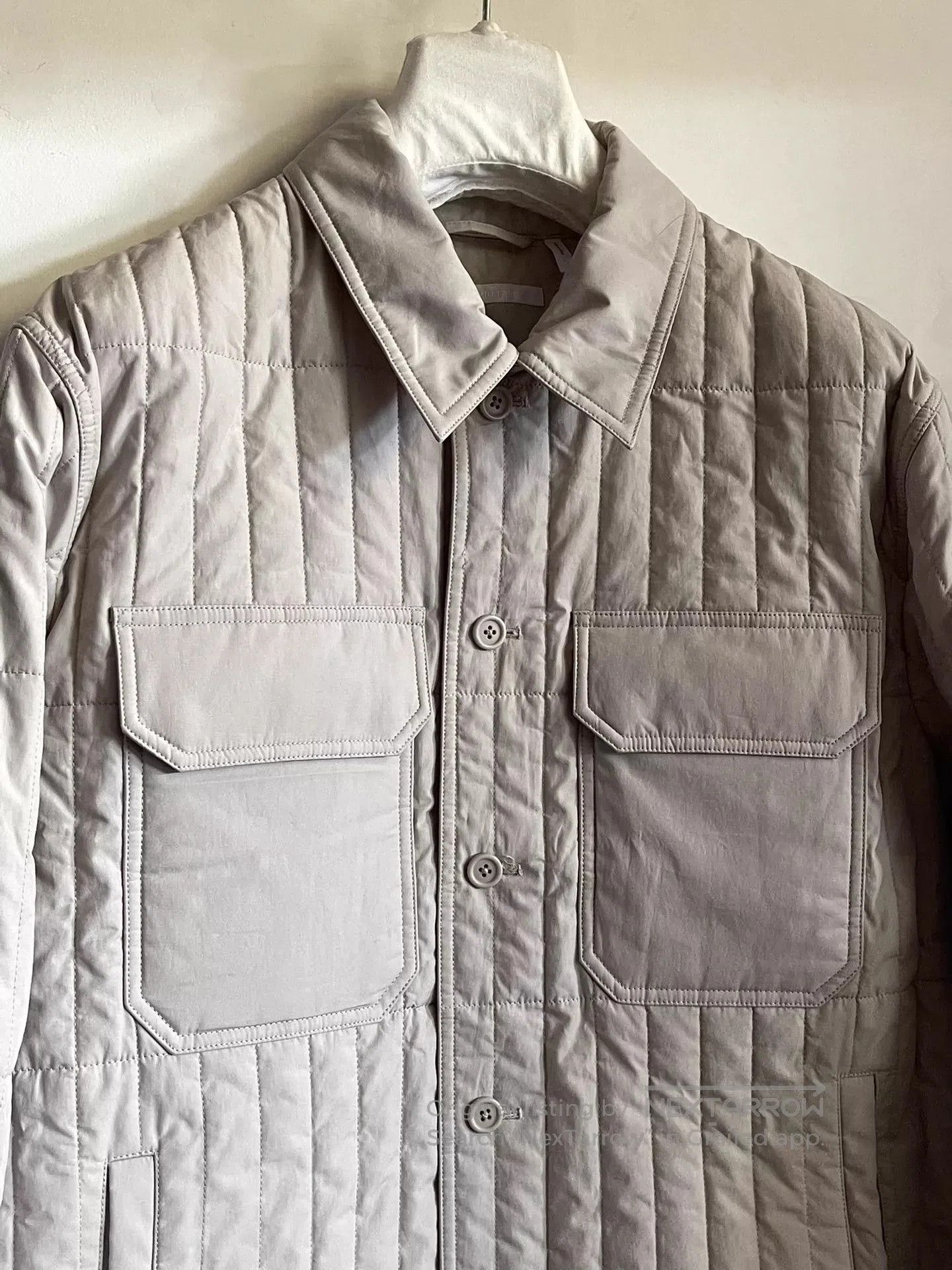Helmut Lang Helmut Lang Striped cotton-padded jacket jacket. Size US L / EU 52-54 / 3 - 2 Thumbnail