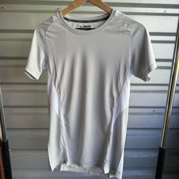 Mizuno NWT MIZUNO WOMEN’S CREWNECK JERSEY GRAY/WHITE SZ EXTRA SMALL Size XS / US 0-2 / IT 36-38 - 2 Thumbnail