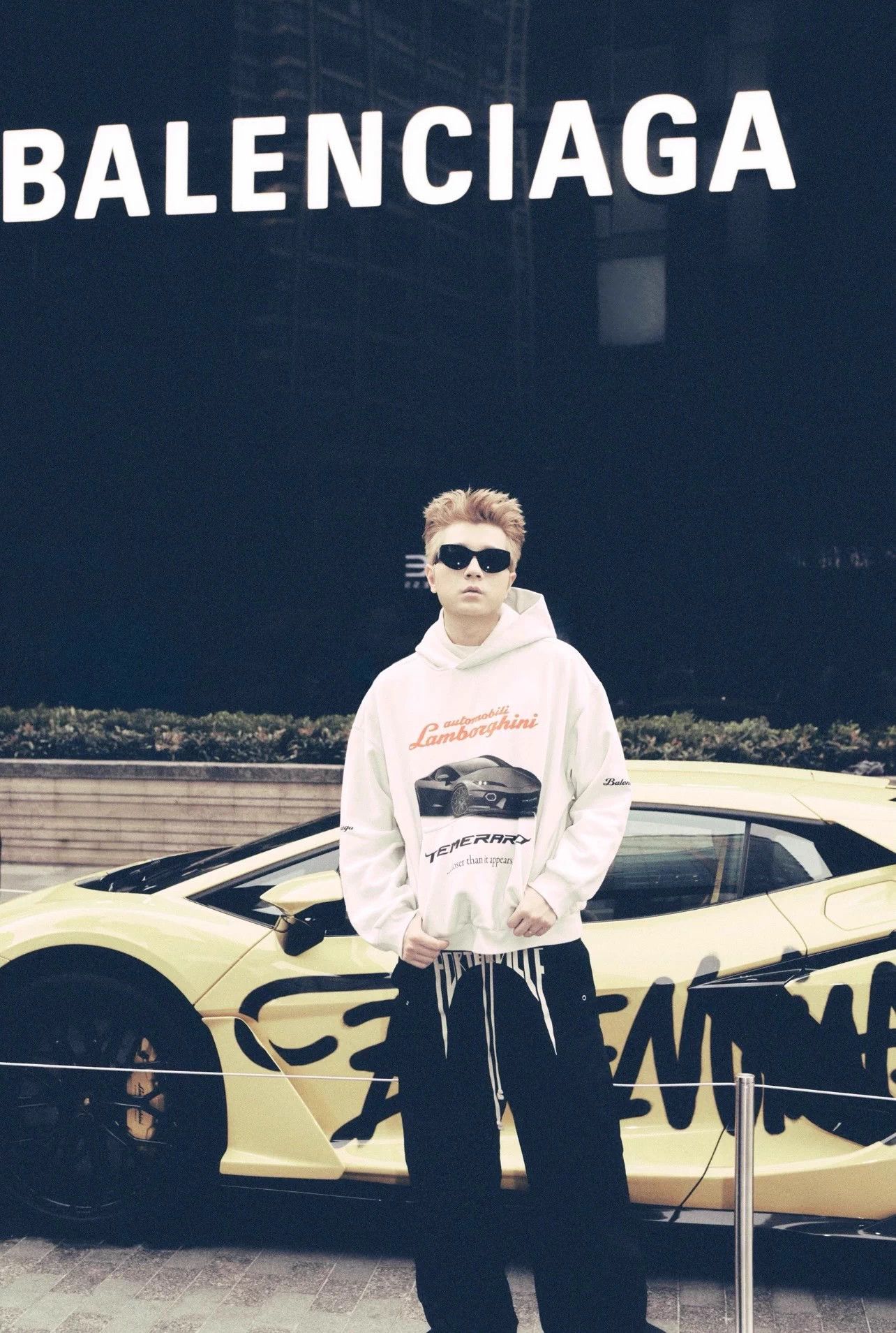 Balenciaga Balenciaga x Lamborghini FW25 Print Hoodie S New Size US S / EU 44-46 / 1 - 7 Thumbnail