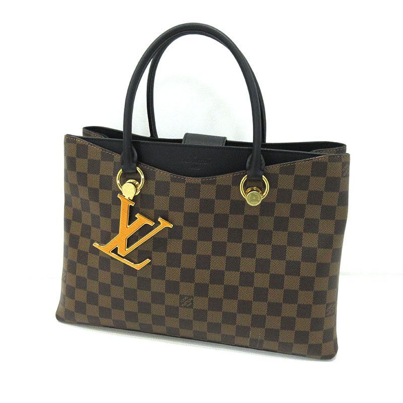 Louis Vuitton Damier Riverside Handbag Brown