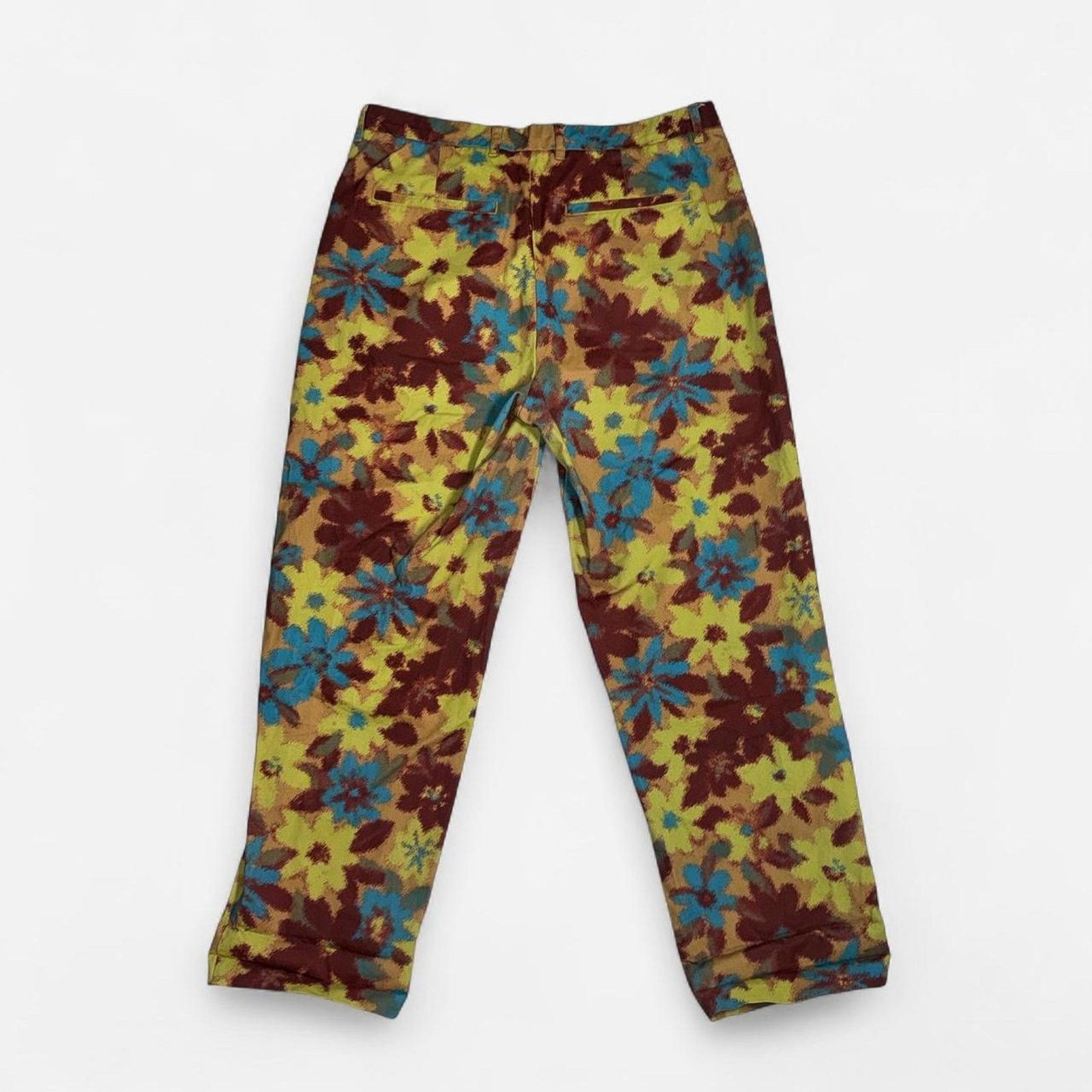 Other Colour range multicoloured floral trousers Size 33" - 2 Thumbnail