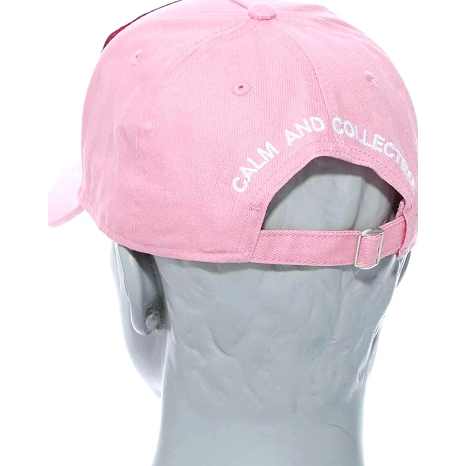 Dsquared2 Dsquared2 Cool Way Embroidered Logo Baseball Cap Hat Adjustable Pink Size ONE SIZE - 5 Thumbnail