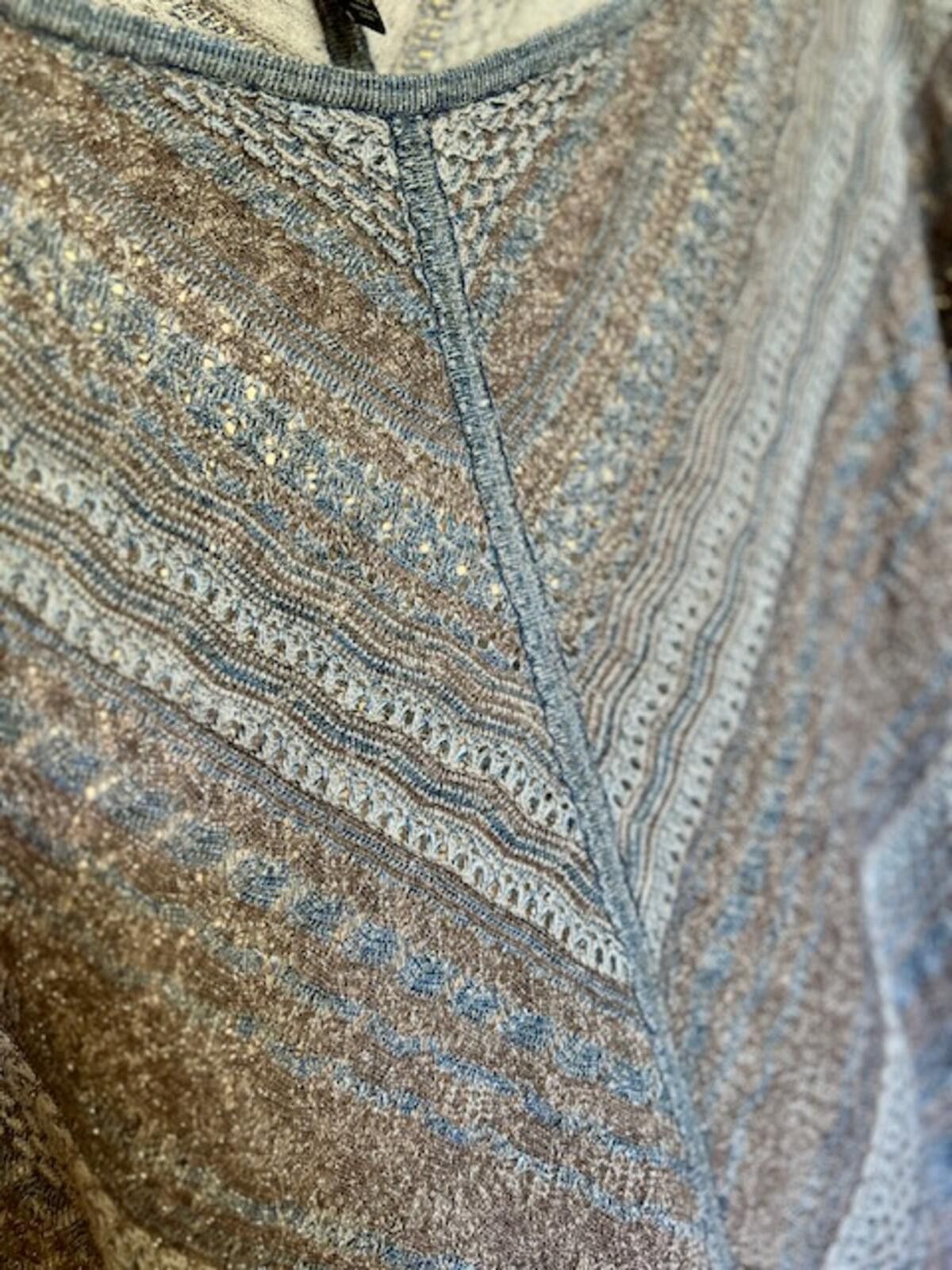 Other White House Black Market Gray Knit Sweater, Size L Size L / US 10 / IT 46 - 4 Thumbnail