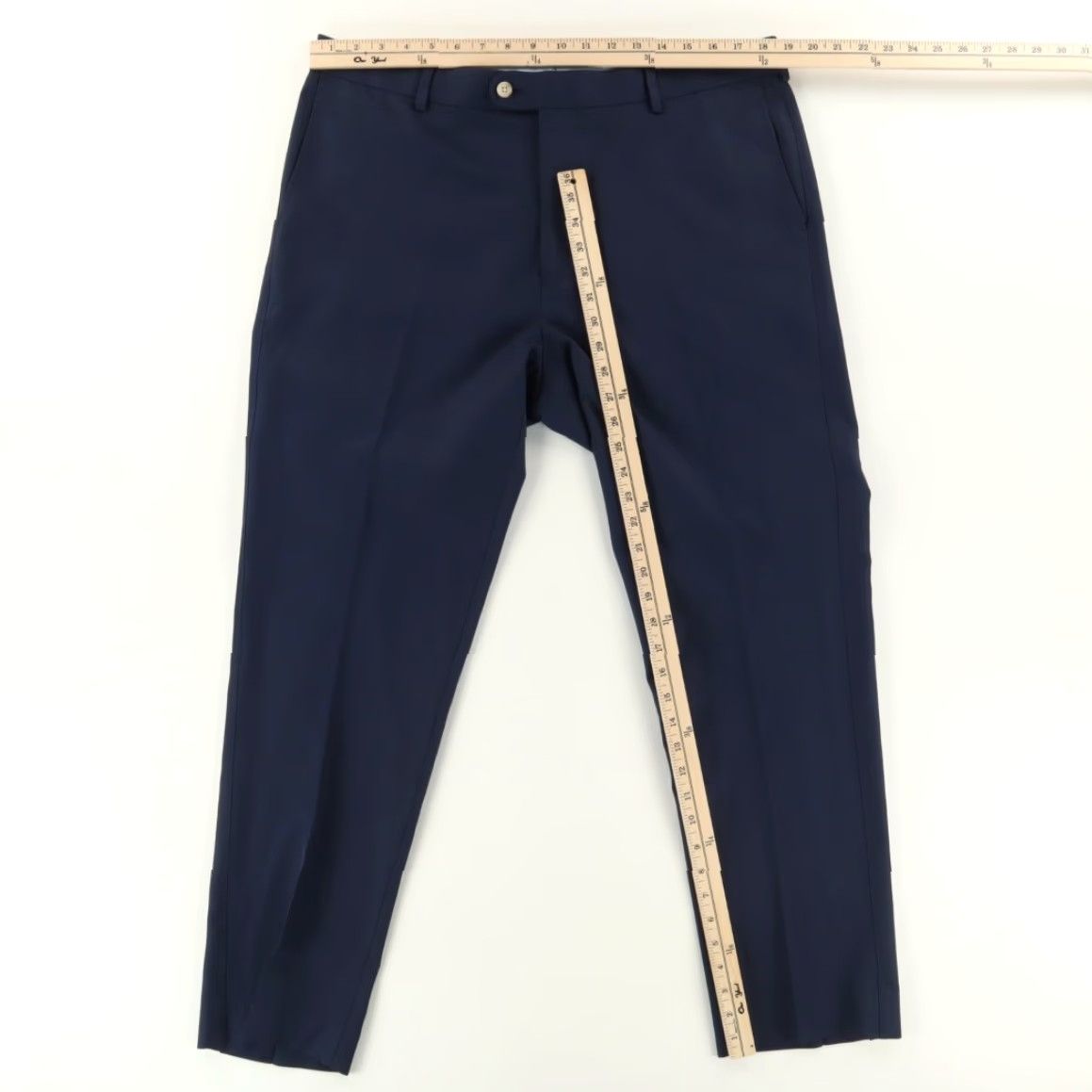 Peter Millar VINTAGE Peter Millar Durham High Drape Golf Pants Navy Men's 38 Size US 38 / EU 54 - 3 Thumbnail