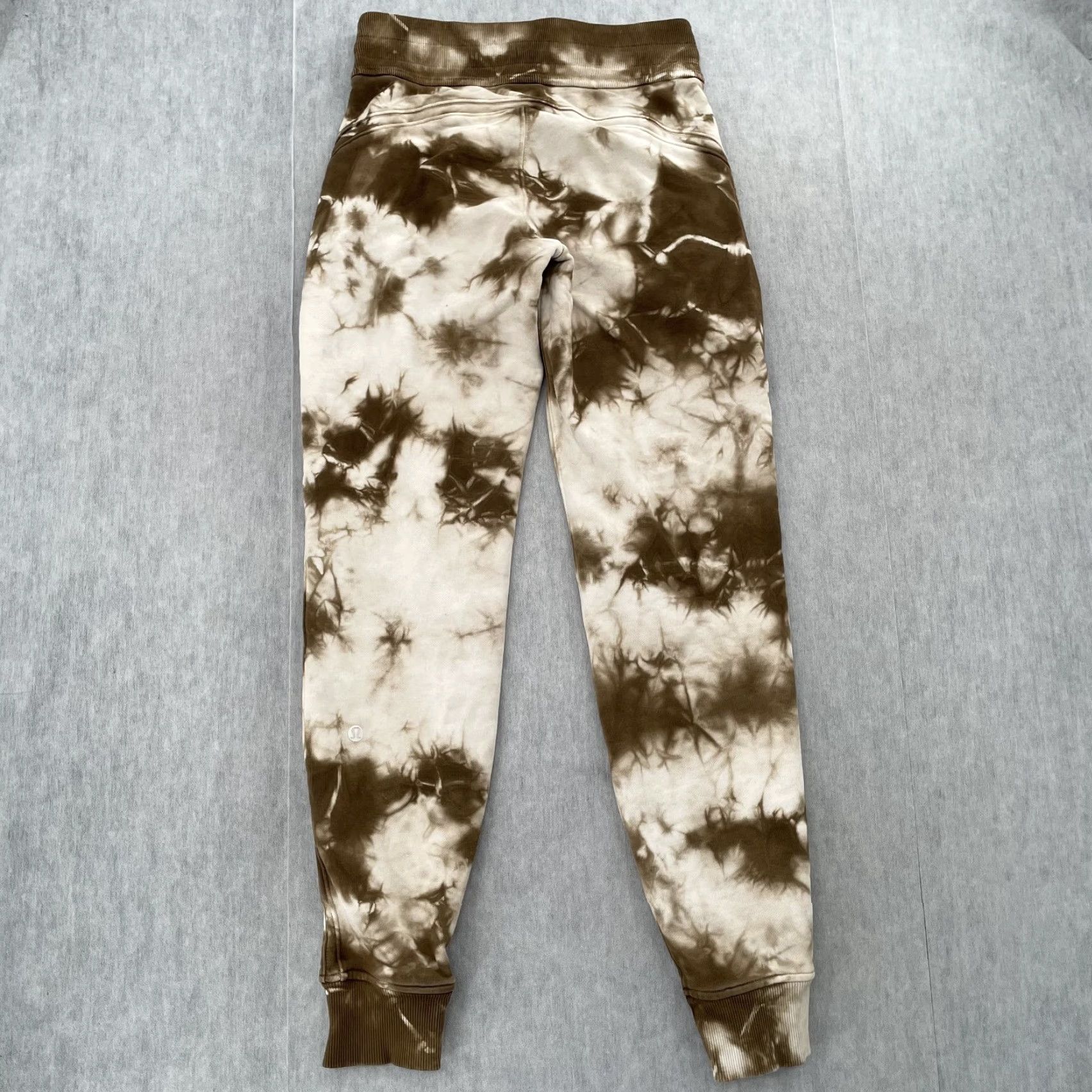 Lululemon VINTAGE Lululemon Joggers Pants Women’s Activewear Casual Tapered Fit Brown Tie Dye Logo 2 Size 26" / US 2 / IT 38 - 2 Thumbnail