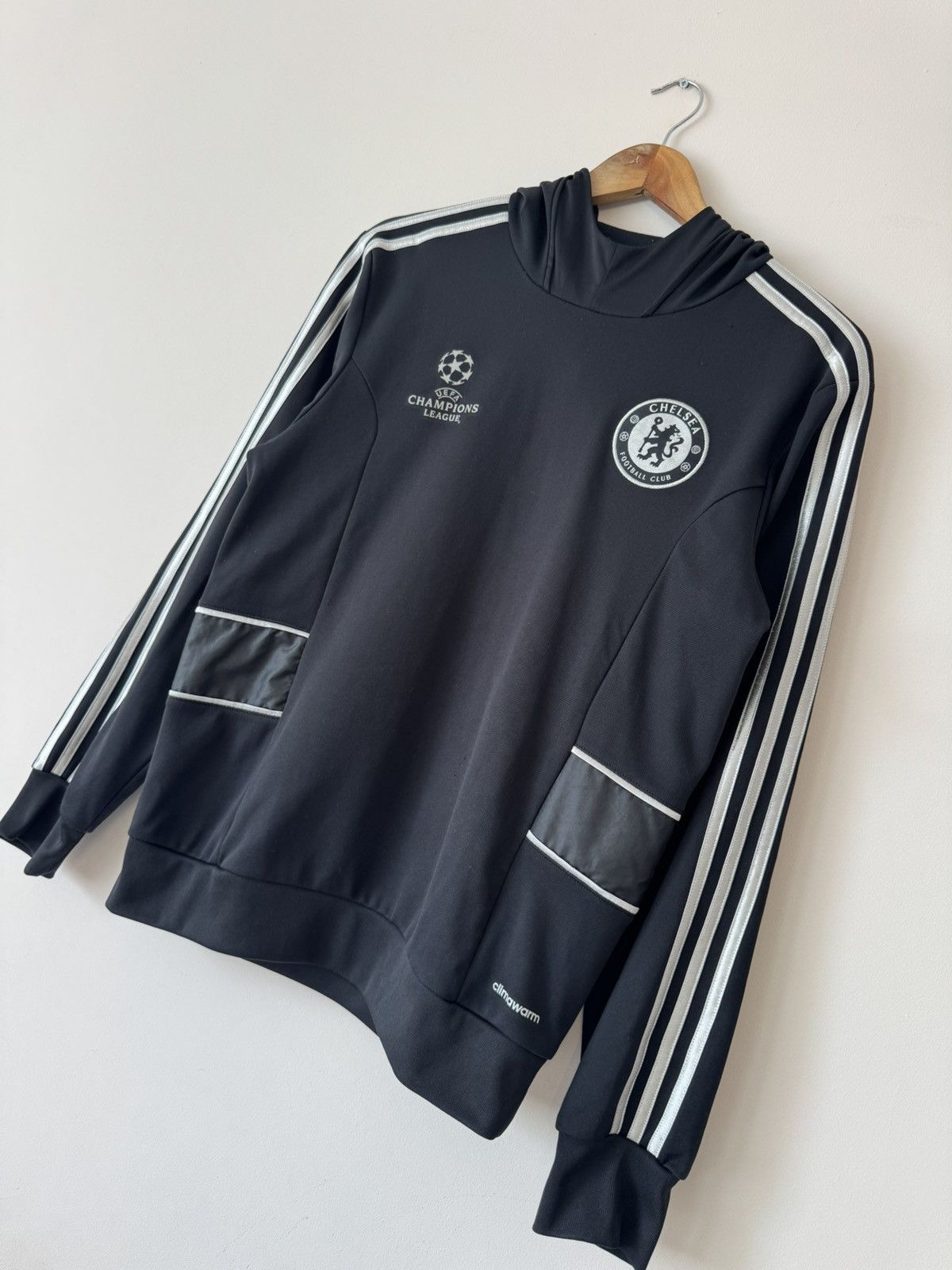 Adidas Chelsea 2013-2014 Adidas Hooded Training Top Soccer Jersey Size US S / EU 44-46 / 1 - 3 Thumbnail