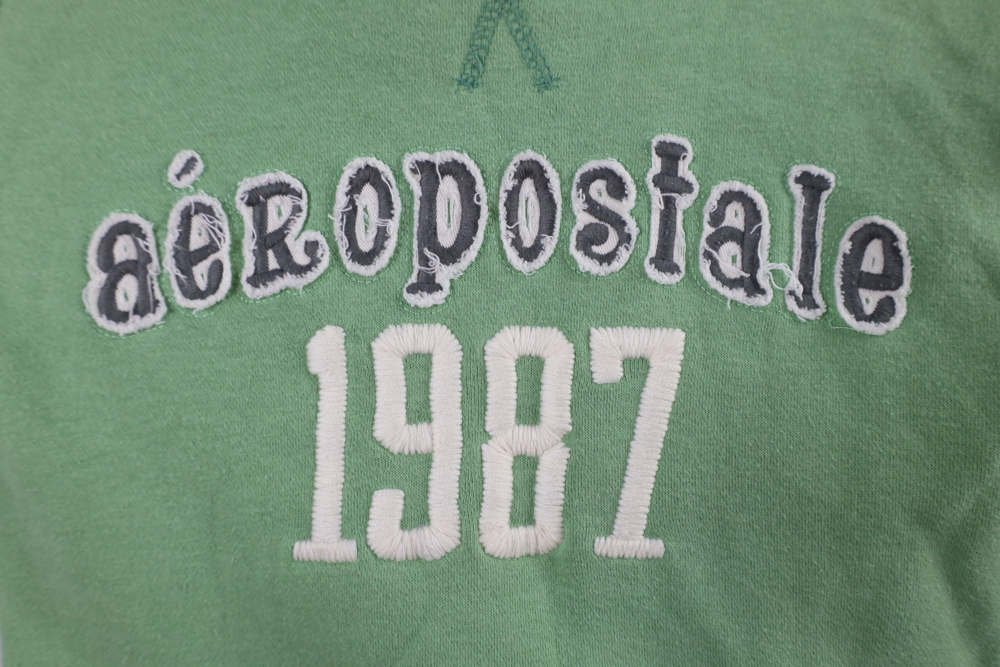 Aeropostale × Vintage Vintage Y2K Babydoll Aeropostale Hoodie Sweatshirt Lime Size XS / US 0-2 / IT 36-38 - 6 Thumbnail