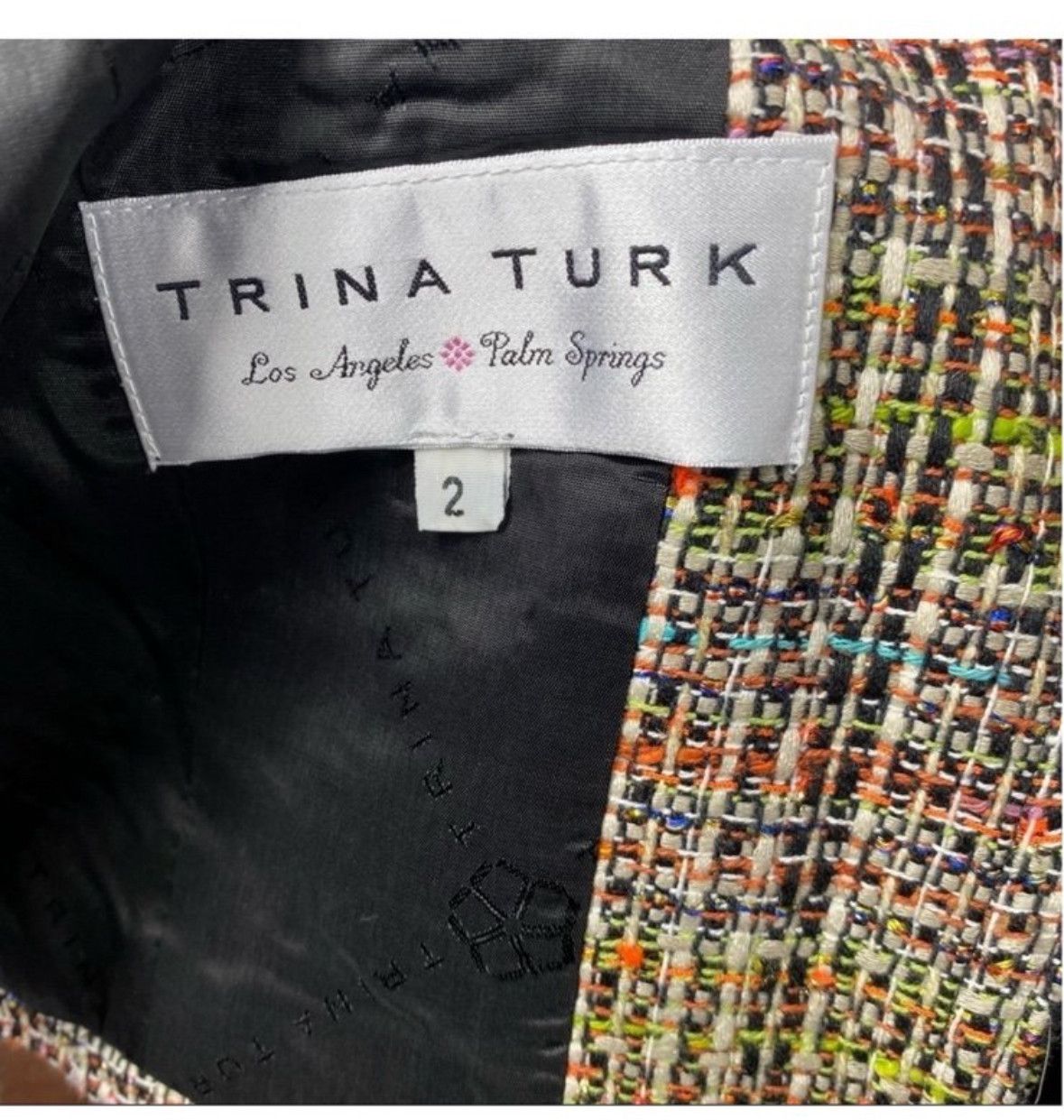 Trina Turk Trina Turk textured metallic evening work jacket blazer. B Size XS / US 0-2 / IT 36-38 - 9 Thumbnail