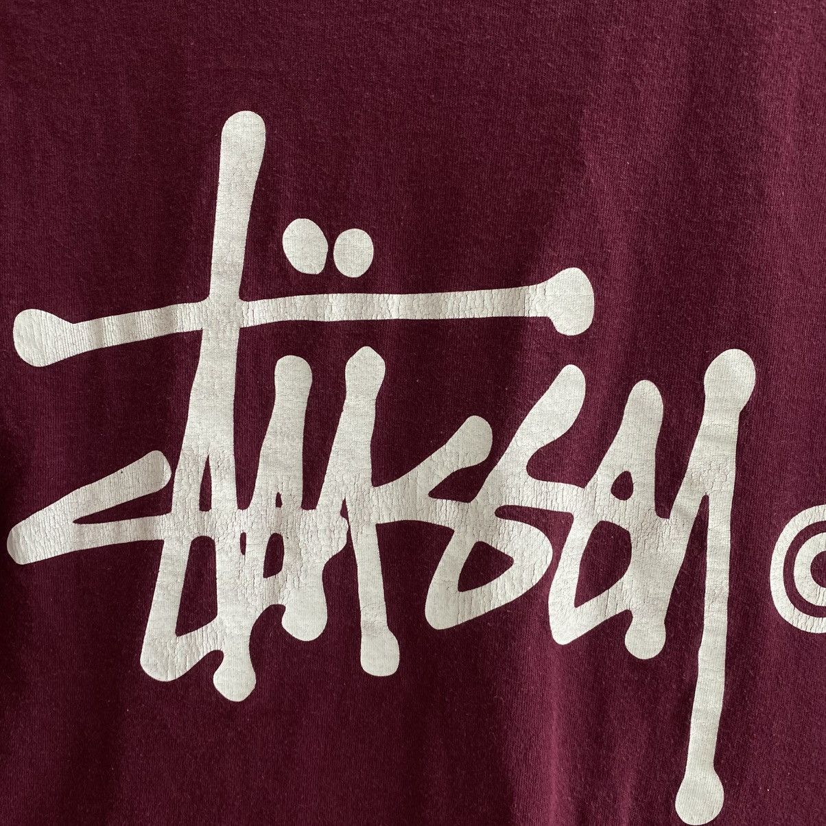 Stussy Vintage Stussy Big Logo y2k streetwear opium tee Size US S / EU 44-46 / 1 - 3 Thumbnail