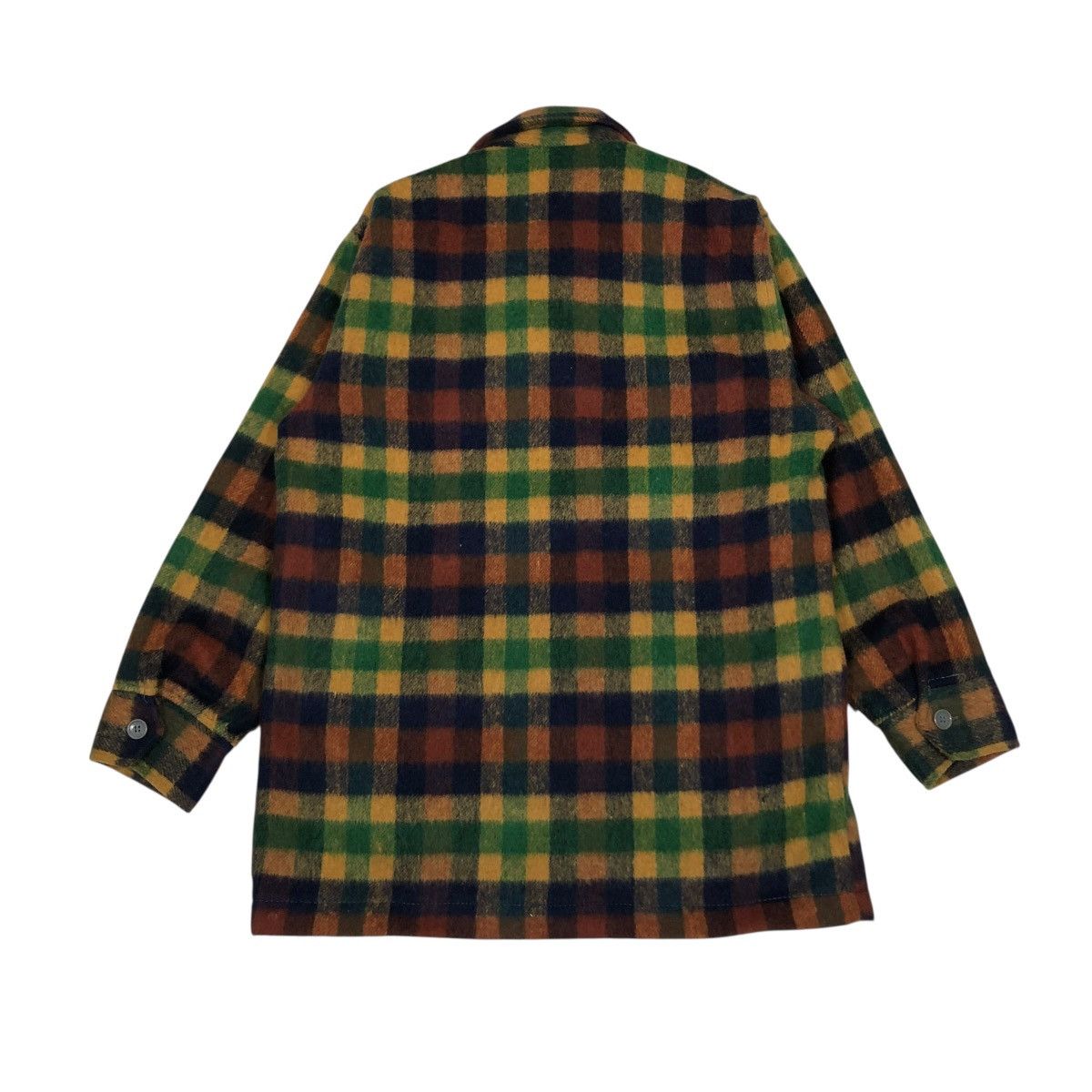 Japanese Brand 🔥VINTAGE WOOL CHORE JACKET TARTAN UNBRANDED ISSEY MIYAKE Size US M / EU 48-50 / 2 - 2 Thumbnail