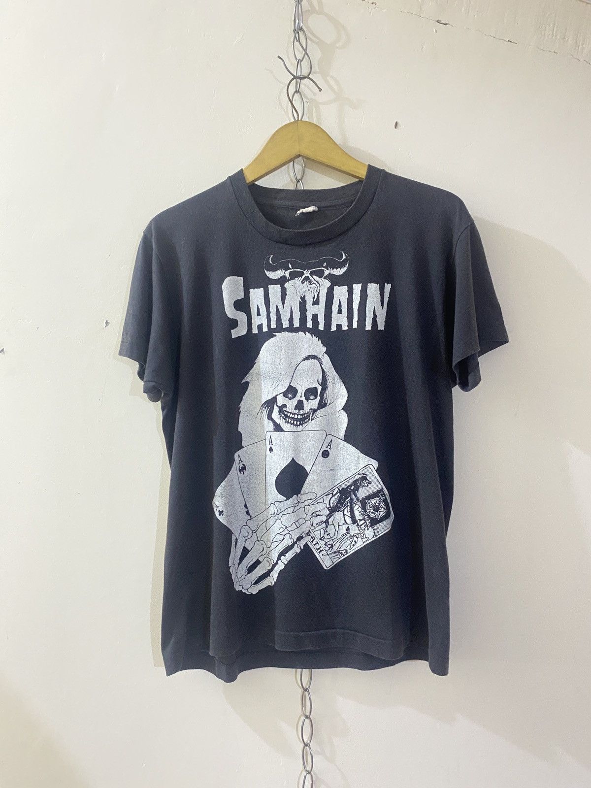 Band Tees Vintage 80s SAMHAIN Rare Size US L / EU 52-54 / 3 - 2 Thumbnail