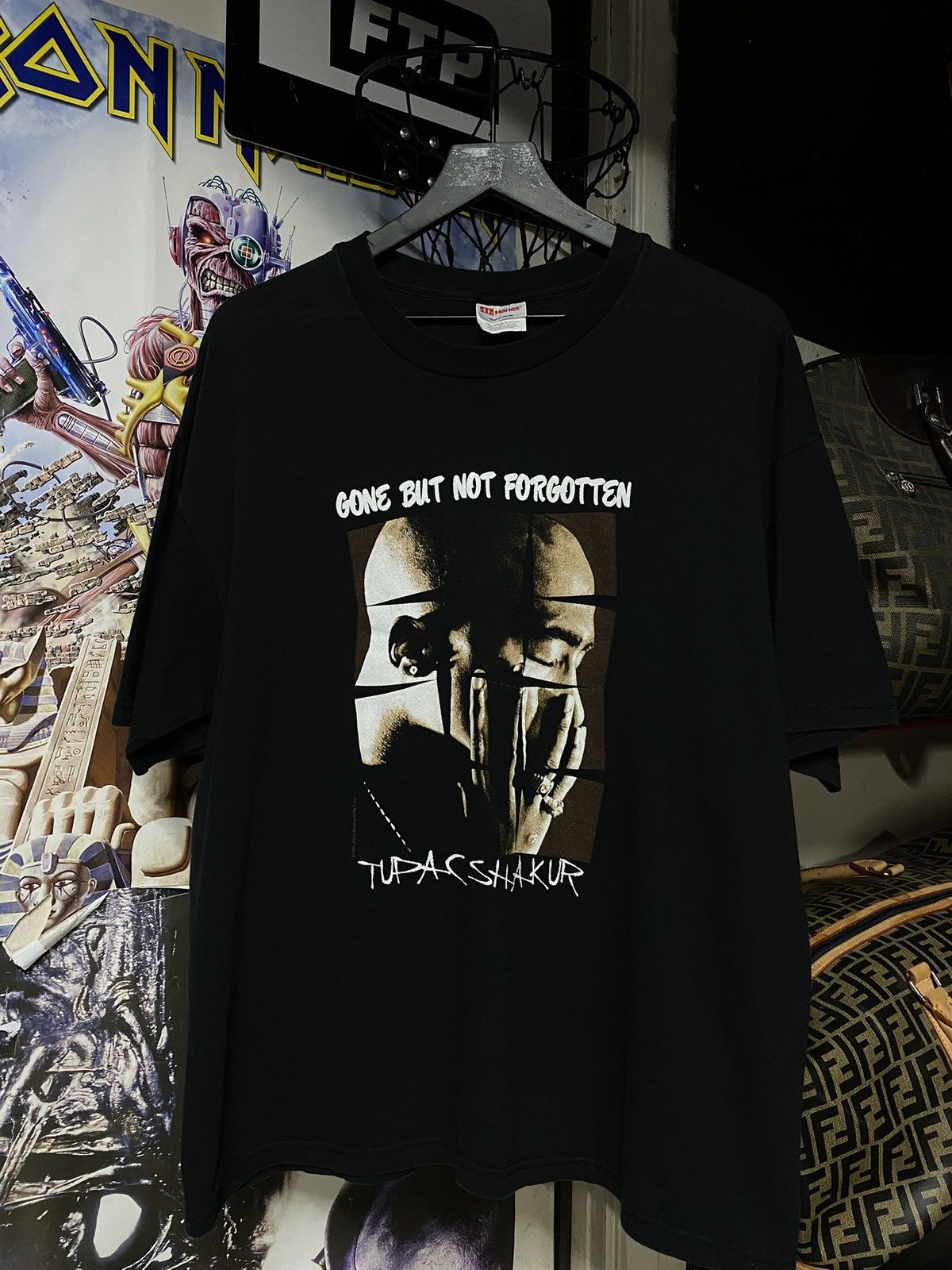 Rap Tees Vintage 1997 Tupac Rap T Shirt Adult Size XLarge Size US XL / EU 56 / 4 - 1 Thumbnail