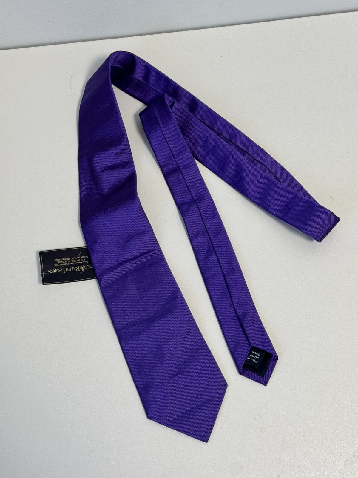 Polo Ralph Lauren Polo Ralph Lauren Tie Purple Luxury Size ONE SIZE - 1 Thumbnail