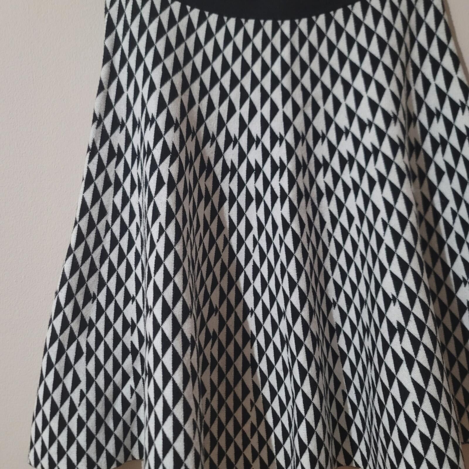 Other Carmen Marc Valvo Diamond Skater Skirt Sz L Gothic Academia Size 36" / US 14 / IT 50 - 4 Thumbnail