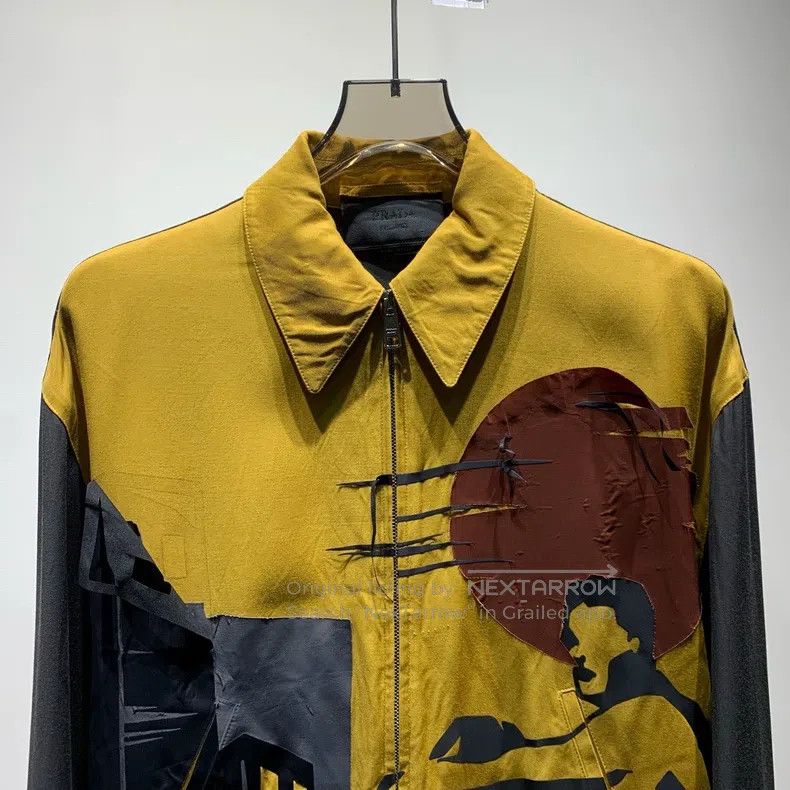 Prada Prada Showy ginger-yellow coat Size US XS / EU 42 / 0 - 3 Thumbnail