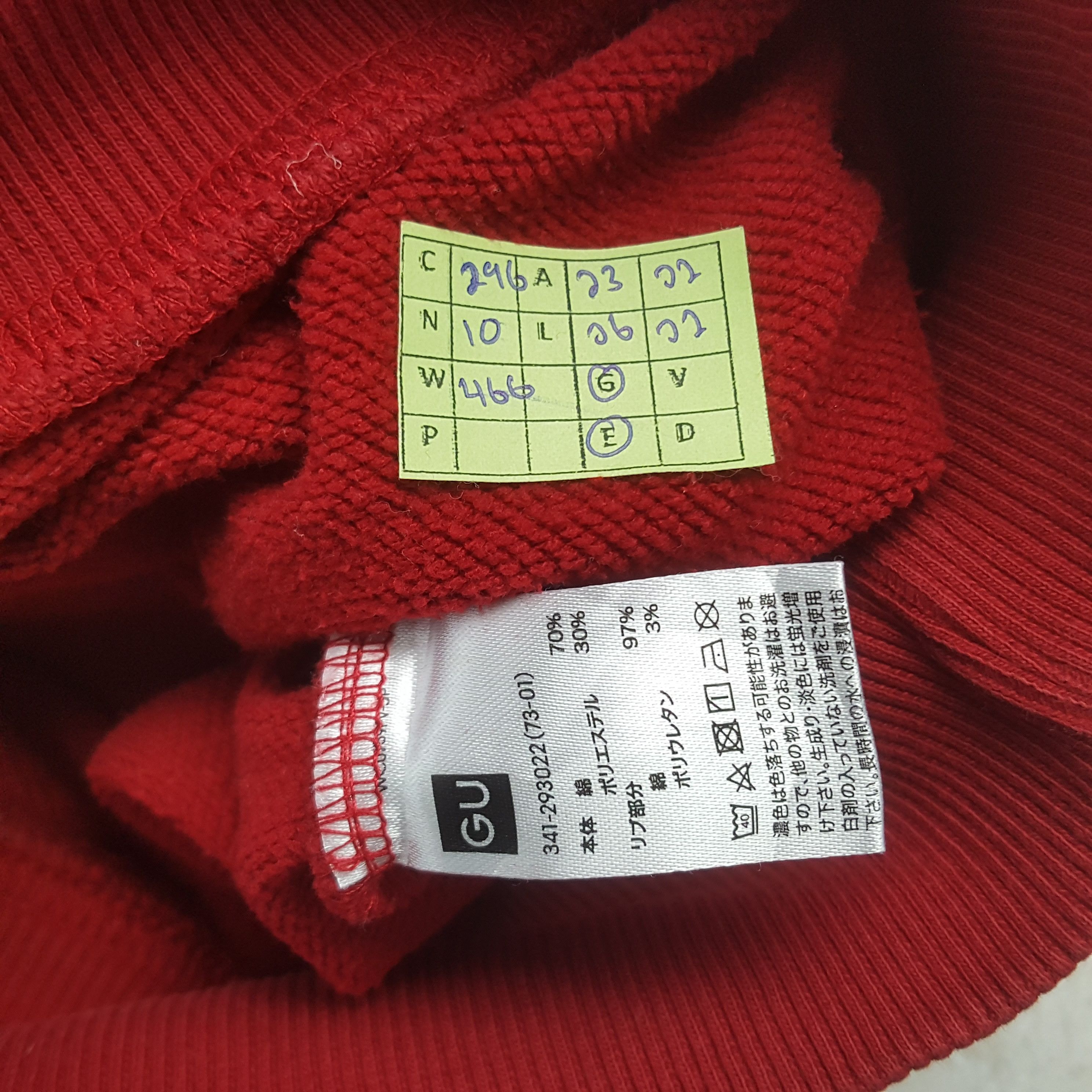 GU Vintage Red Hot Chili Peppers Rock Band Sweatshirt C296N10 Size US L / EU 52-54 / 3 - 9 Thumbnail