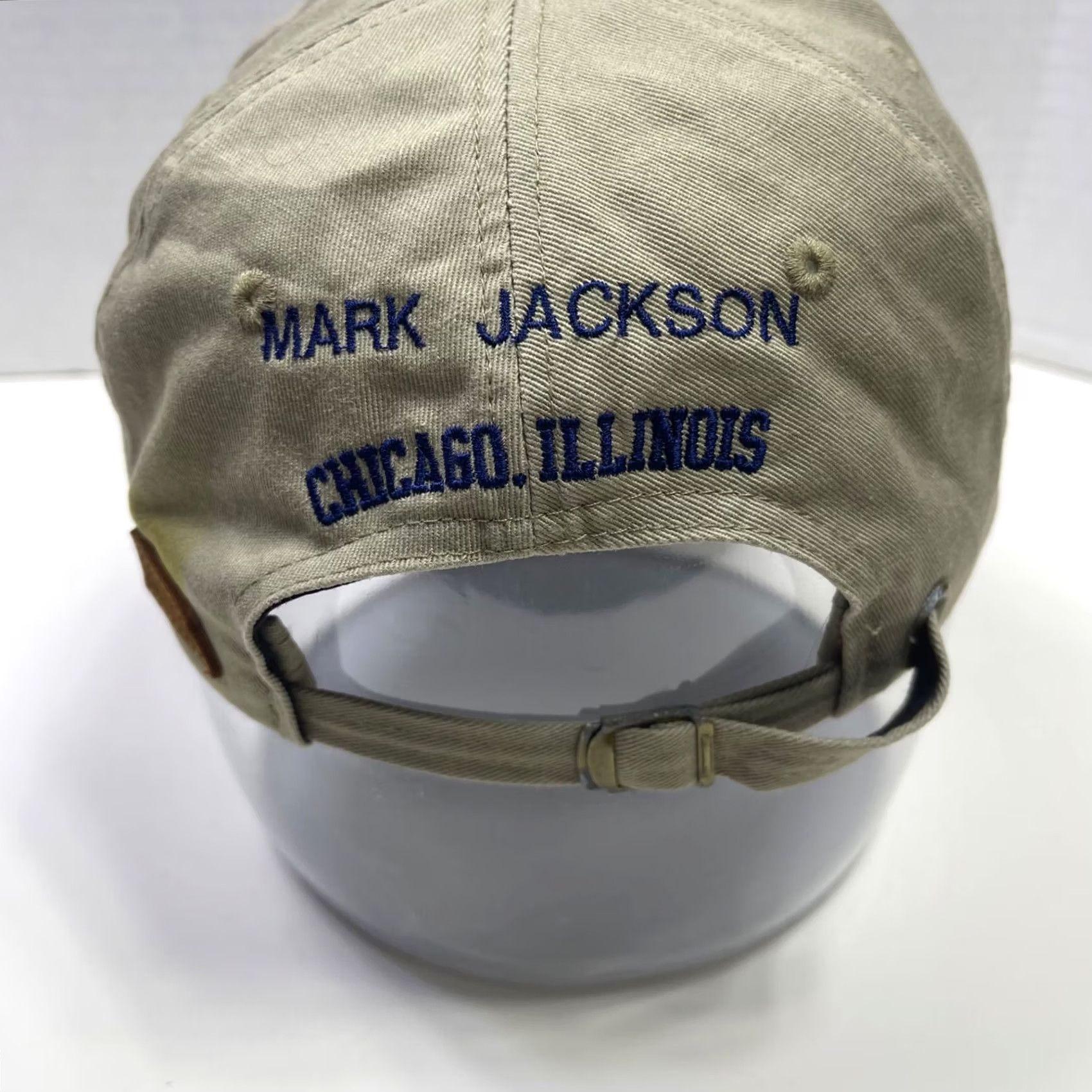 Vintage VINTAGE 2003 US Open Golf Hat Cap Beige Leather Patch Mark Jackson Chicago Illinois Mens One Size Adjustable Cotton Size ONE SIZE - 7 Thumbnail