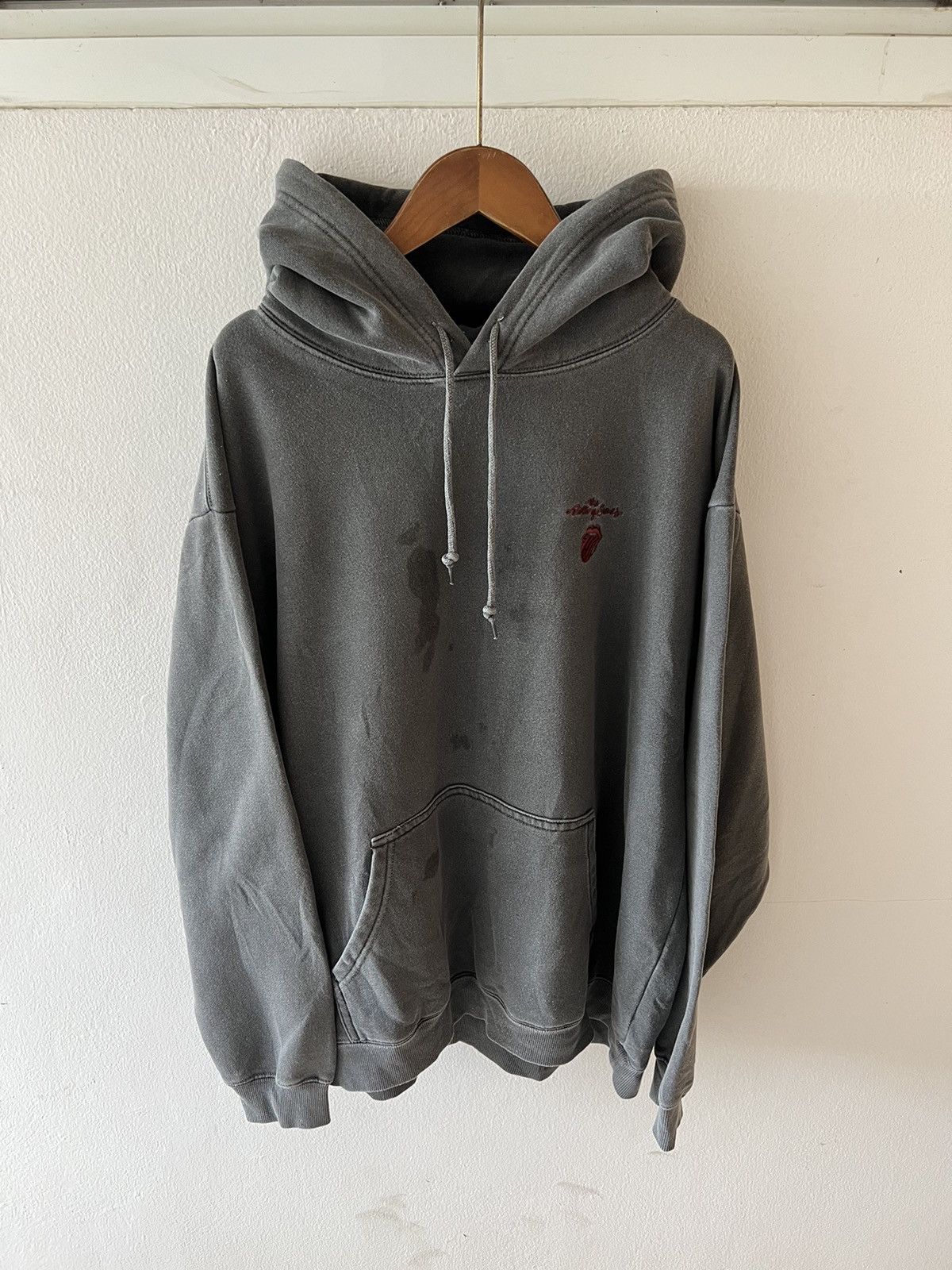 Faded Black The Rolling Stones Hoodie